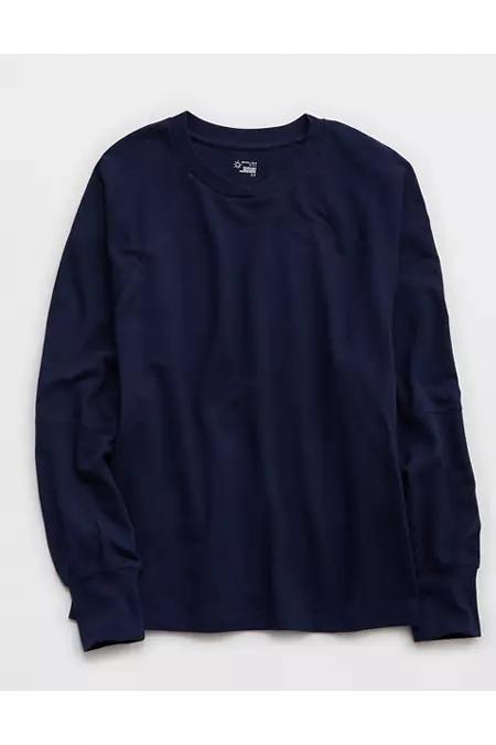 OFFLINE By Aerie Pique Long Sleeve T-Shirt Women's Product Image