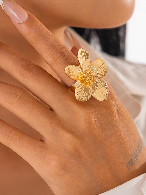 Flower Shape Geometric Rings Accessories Product Image