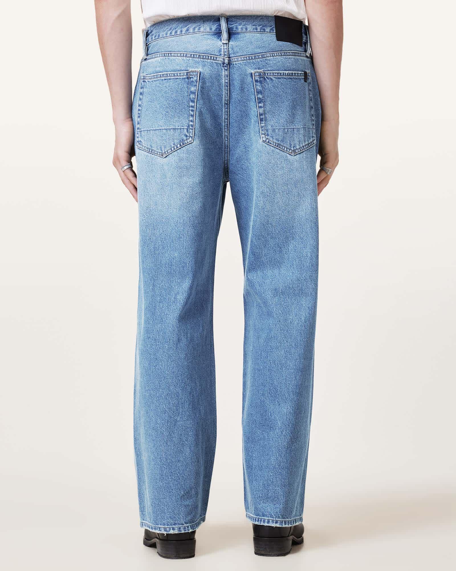Lenny Loose Fit Wide Leg Denim Jeans Product Image