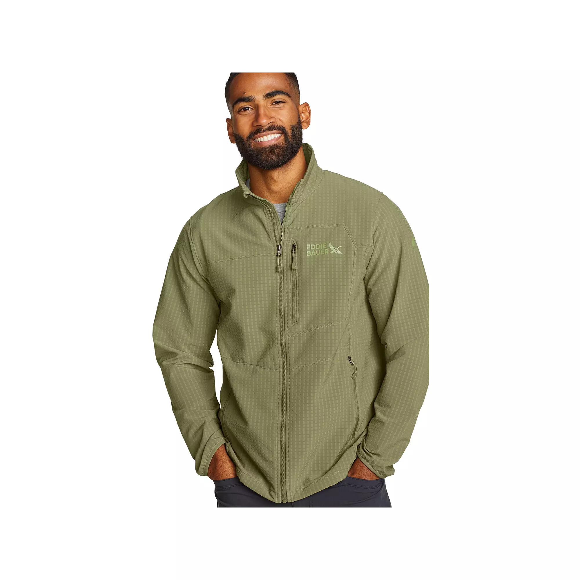 Men's Eddie Bauer Sandstone Grid Jacket,  Product Image
