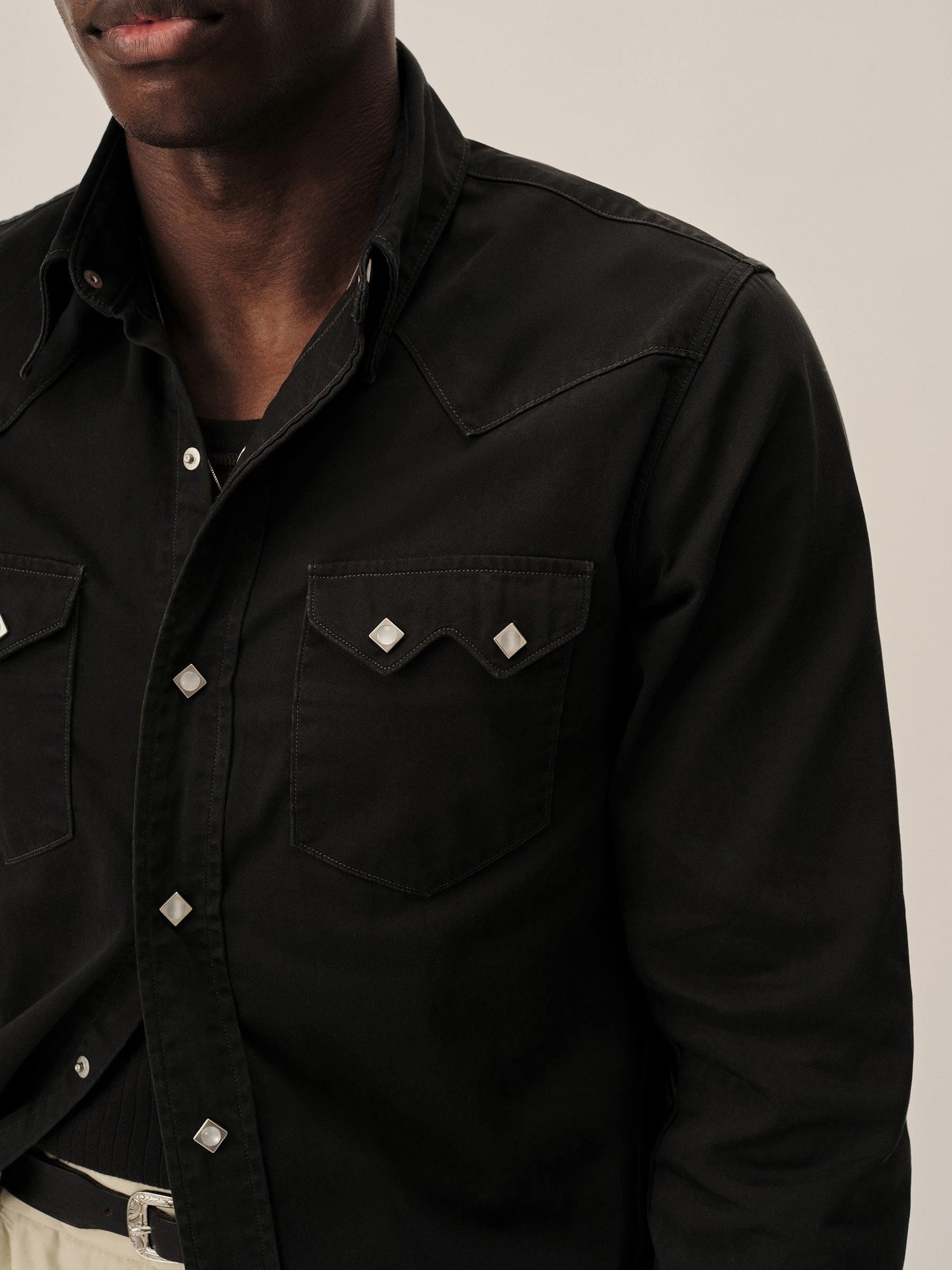 Black Lee X Buck Mason Westerner Shirt Product Image