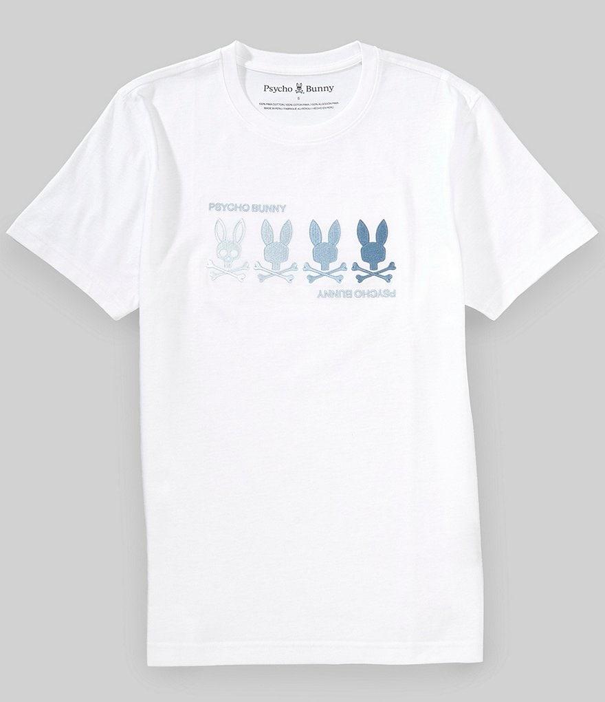 Psycho Bunny Oceania Embroidered Logo Short Sleeve T-Shirt Product Image