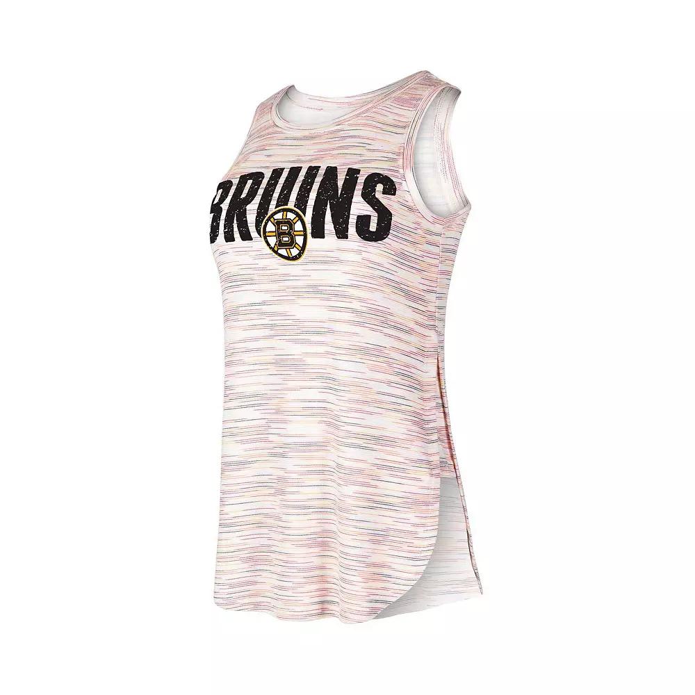 Women's Concepts Sport Boston Bruins Sunray Multicolor Tri-Blend Tank Top,  Product Image