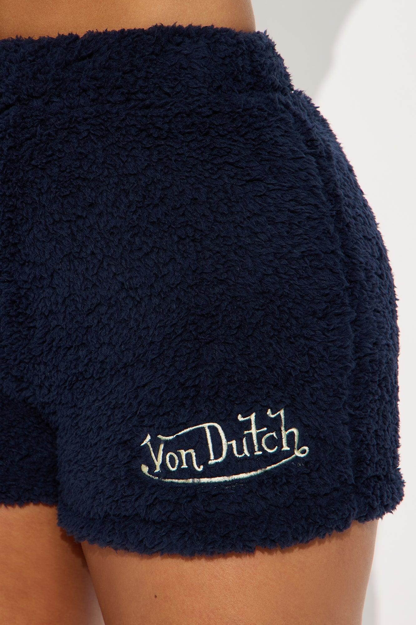 Von Dutch Spread Your Wings Shorts - Navy Female Product Image