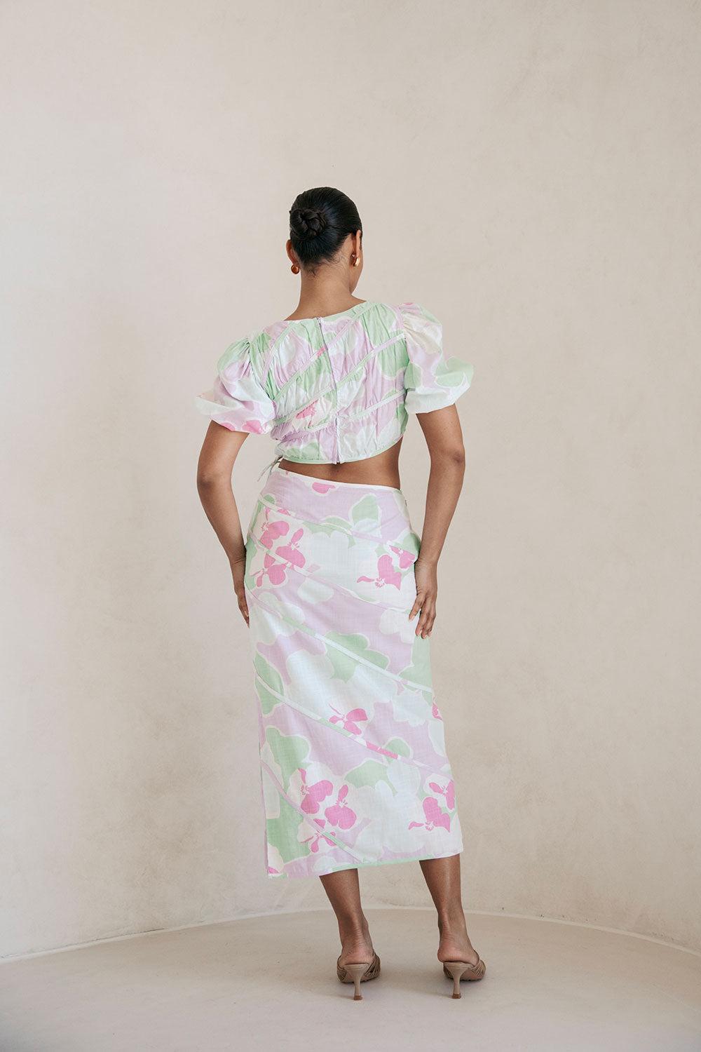 Elika Top - Misty Floral Product Image