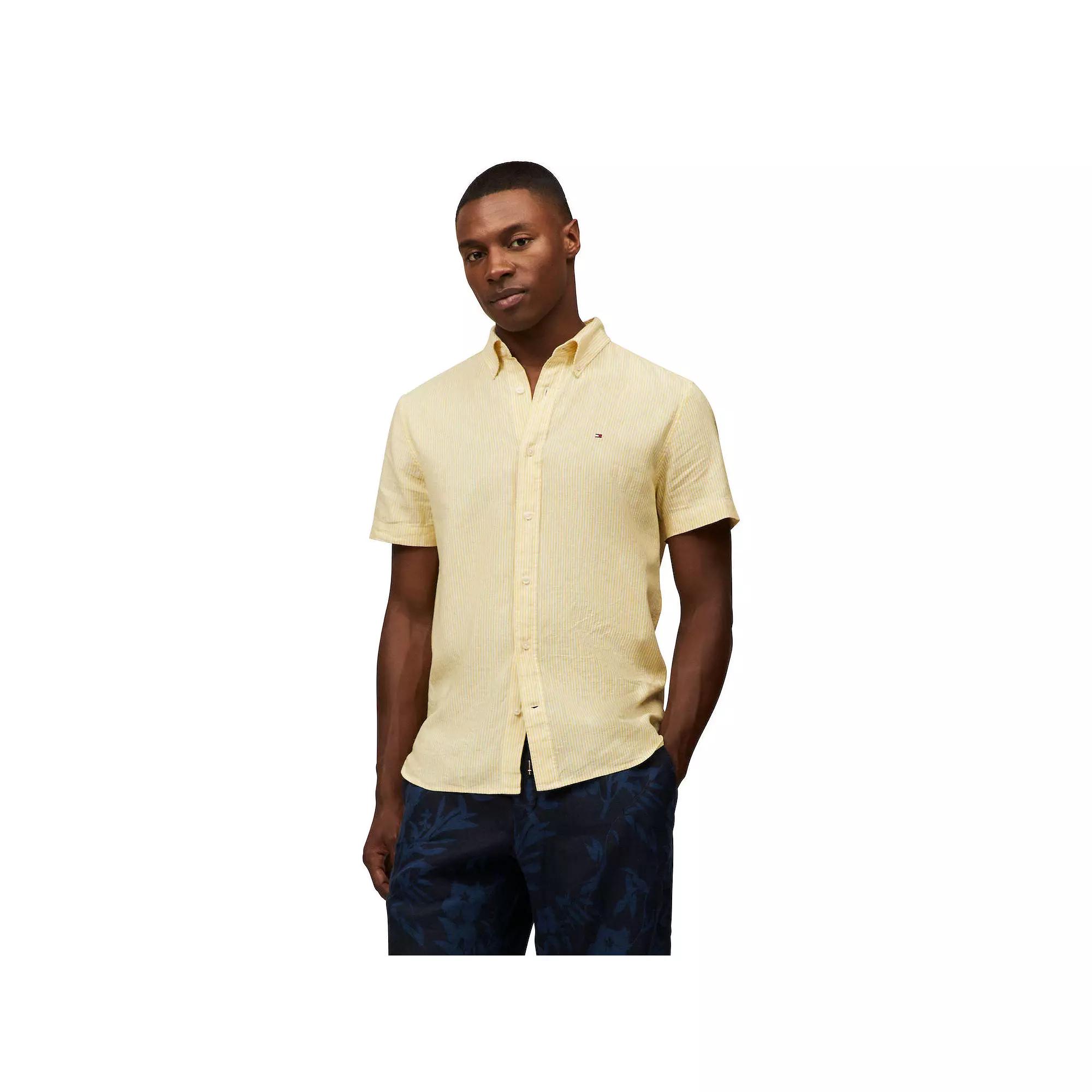 Men's Tommy Hilfiger Short Sleeve Printed Shirt,  Product Image
