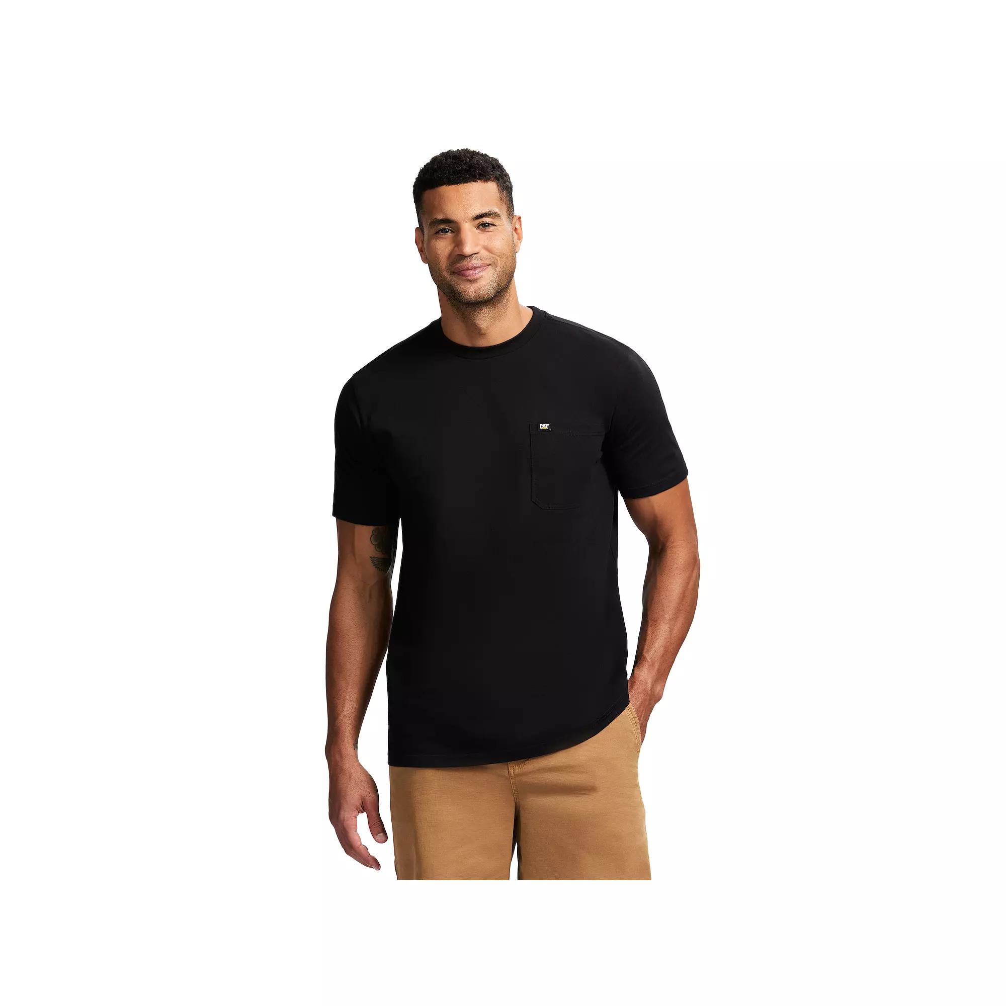 Men's Caterpillar Cat Logo Pocket Tee,  Product Image