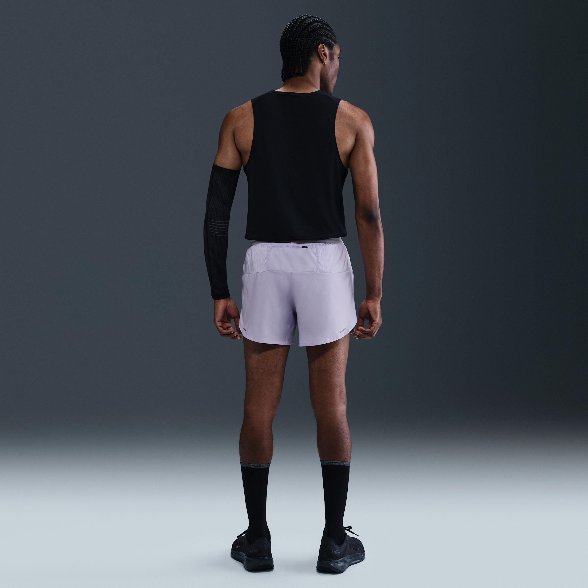 Nike Mens Stride Dri-FIT 5 Brief-Lined Running Shorts | DM4755-515 Product Image