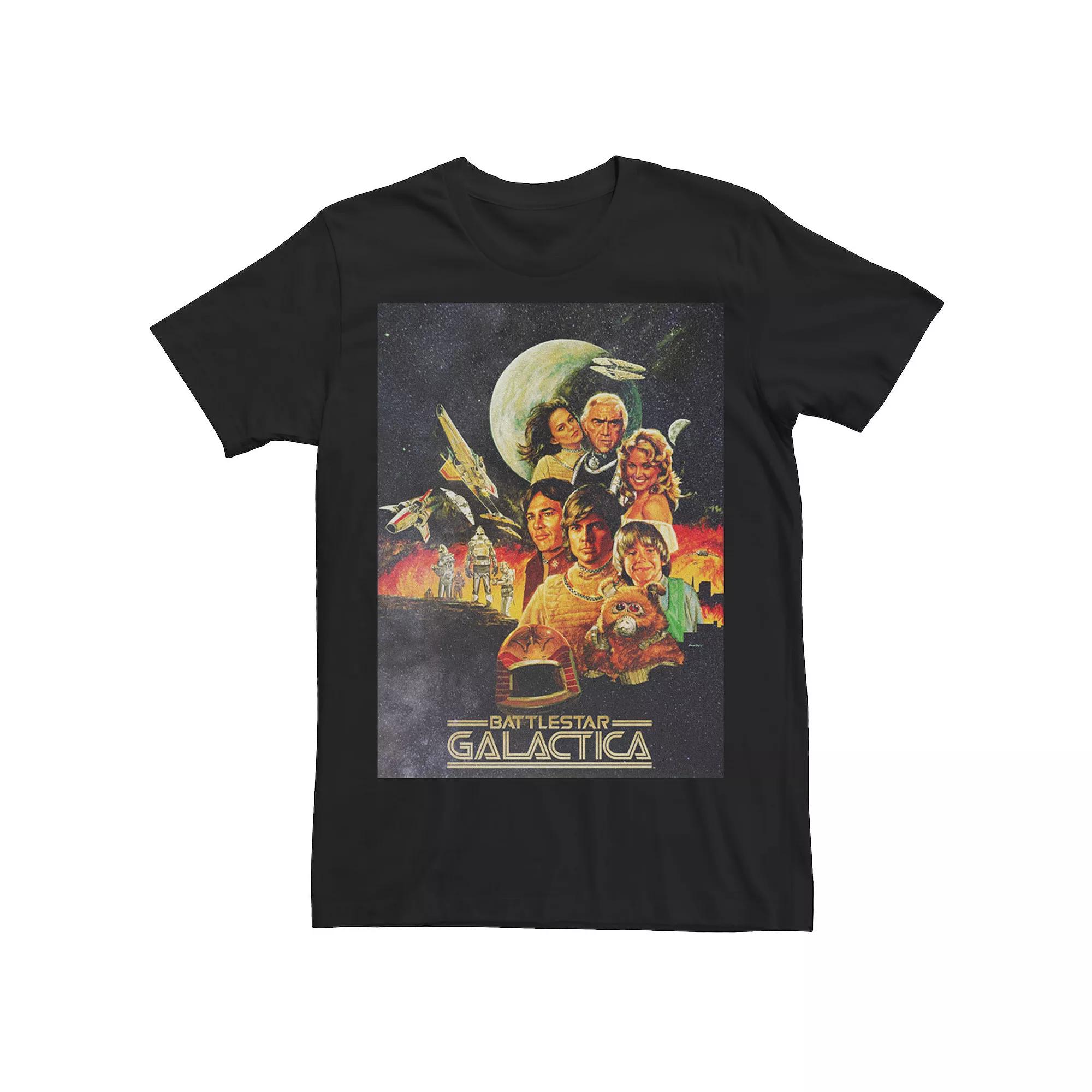 Men's Battlestar Galactica Vintage Poster Tee,  Product Image