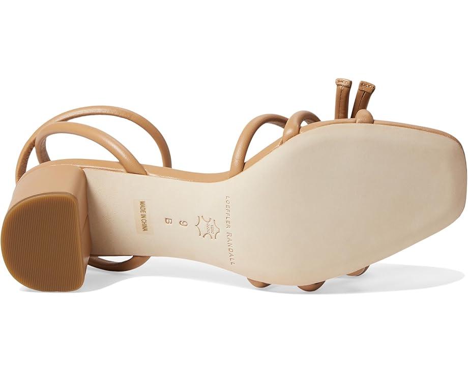 Dahlia Pleated Knot Mule with Ankle Strap Product Image