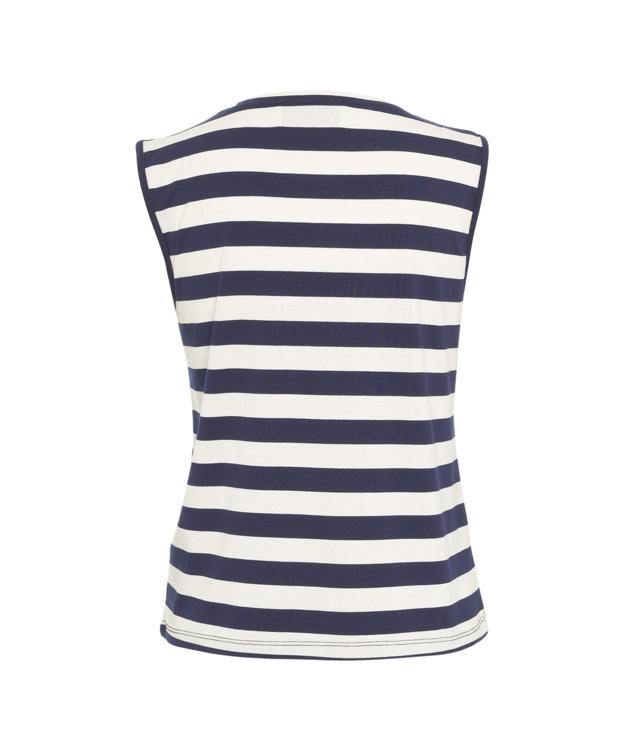 Striped viscose top Product Image