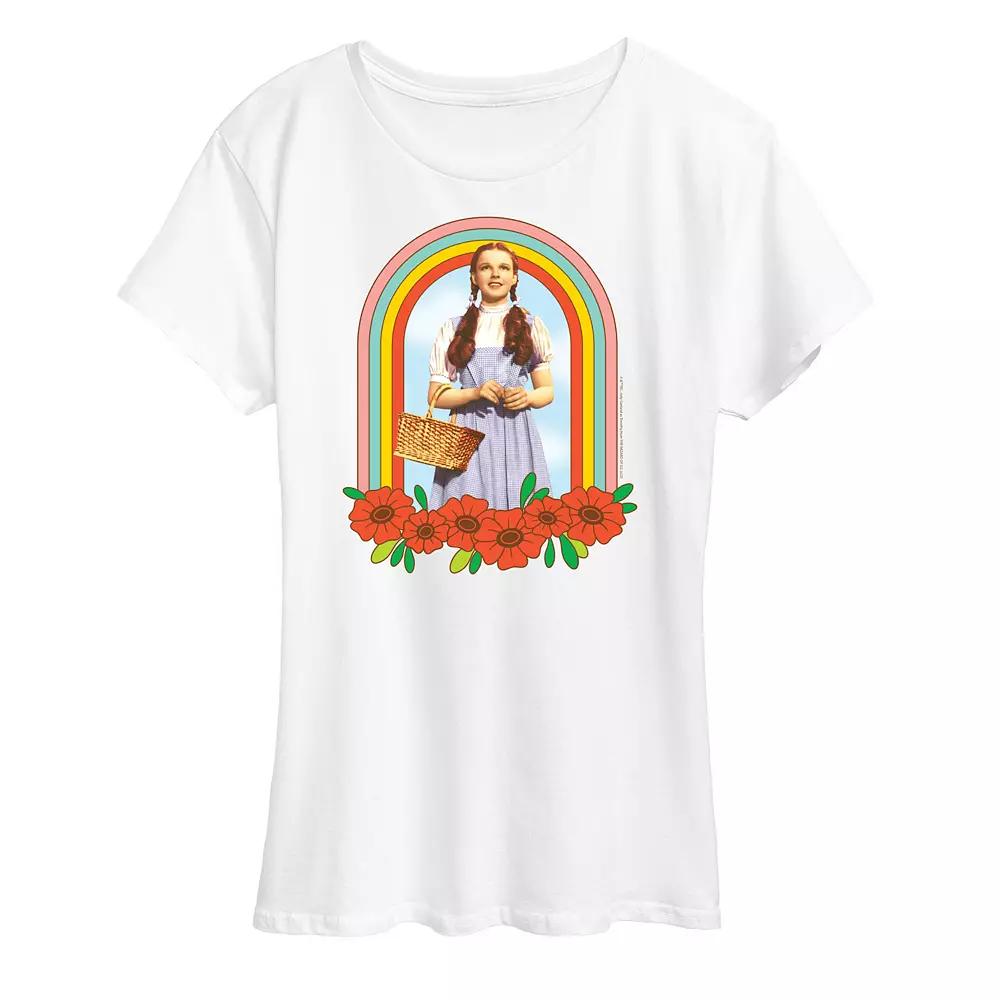 Women's Wizard of Oz Dorothy Rainbow Graphic Tee, Girl's,  Product Image