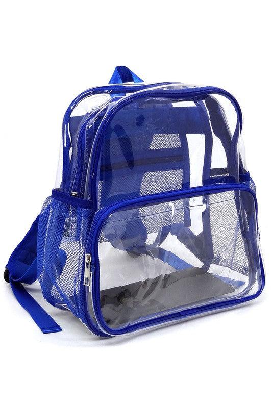 See Thru Clear Bag Backpack School Bag Product Image
