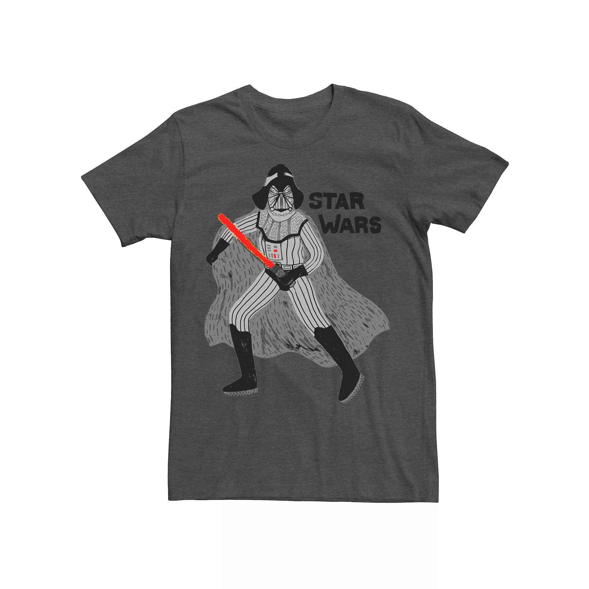 Men's Star Wars Doodle Darth Vader Tee,  Product Image