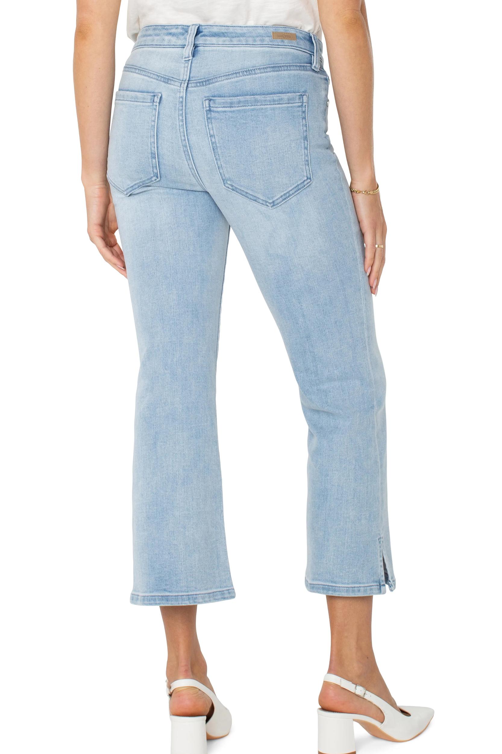 Hannah Crop Flare With Slit Hem Product Image