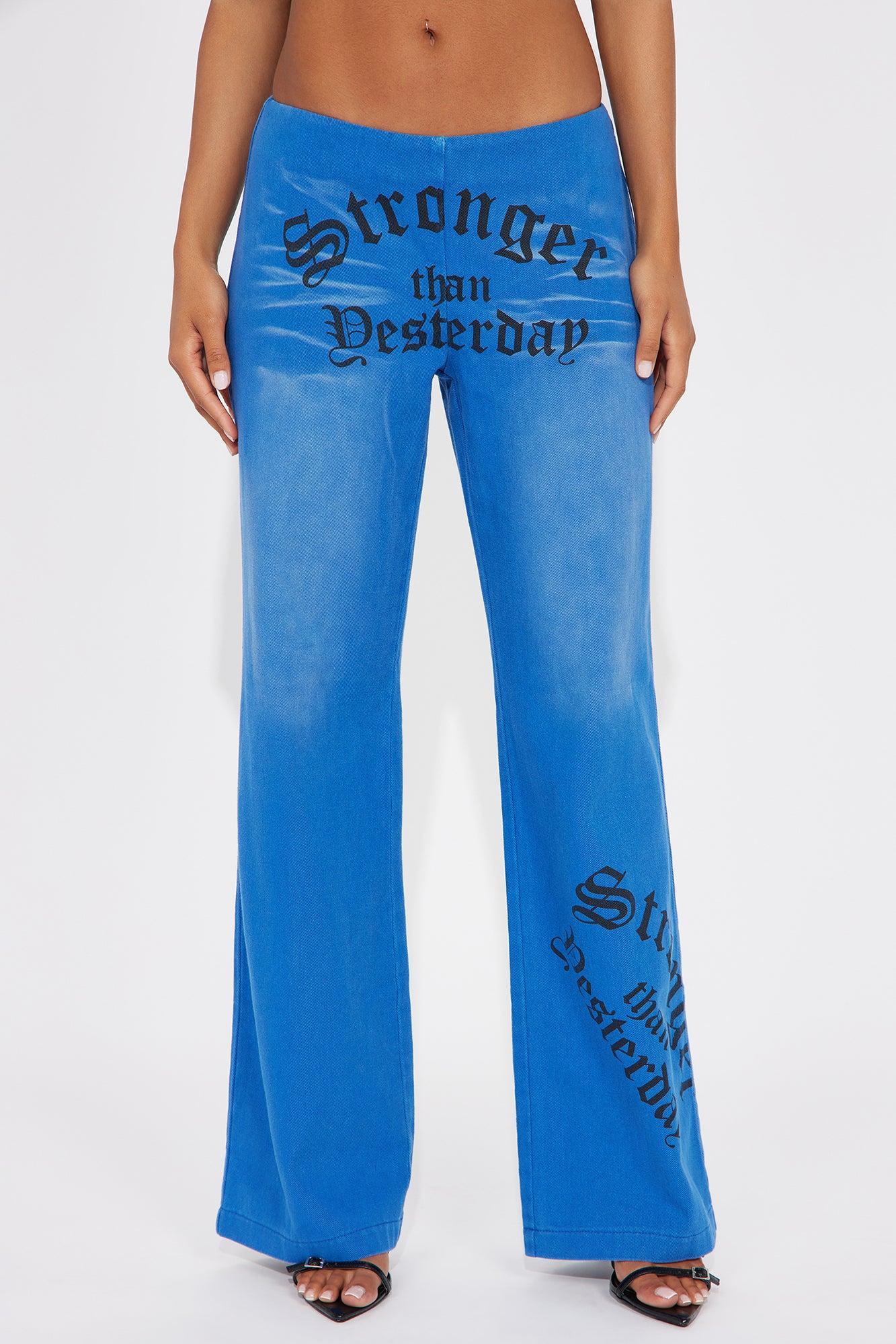 Stronger Than Yesterday Wide Leg Pant - Royal Product Image