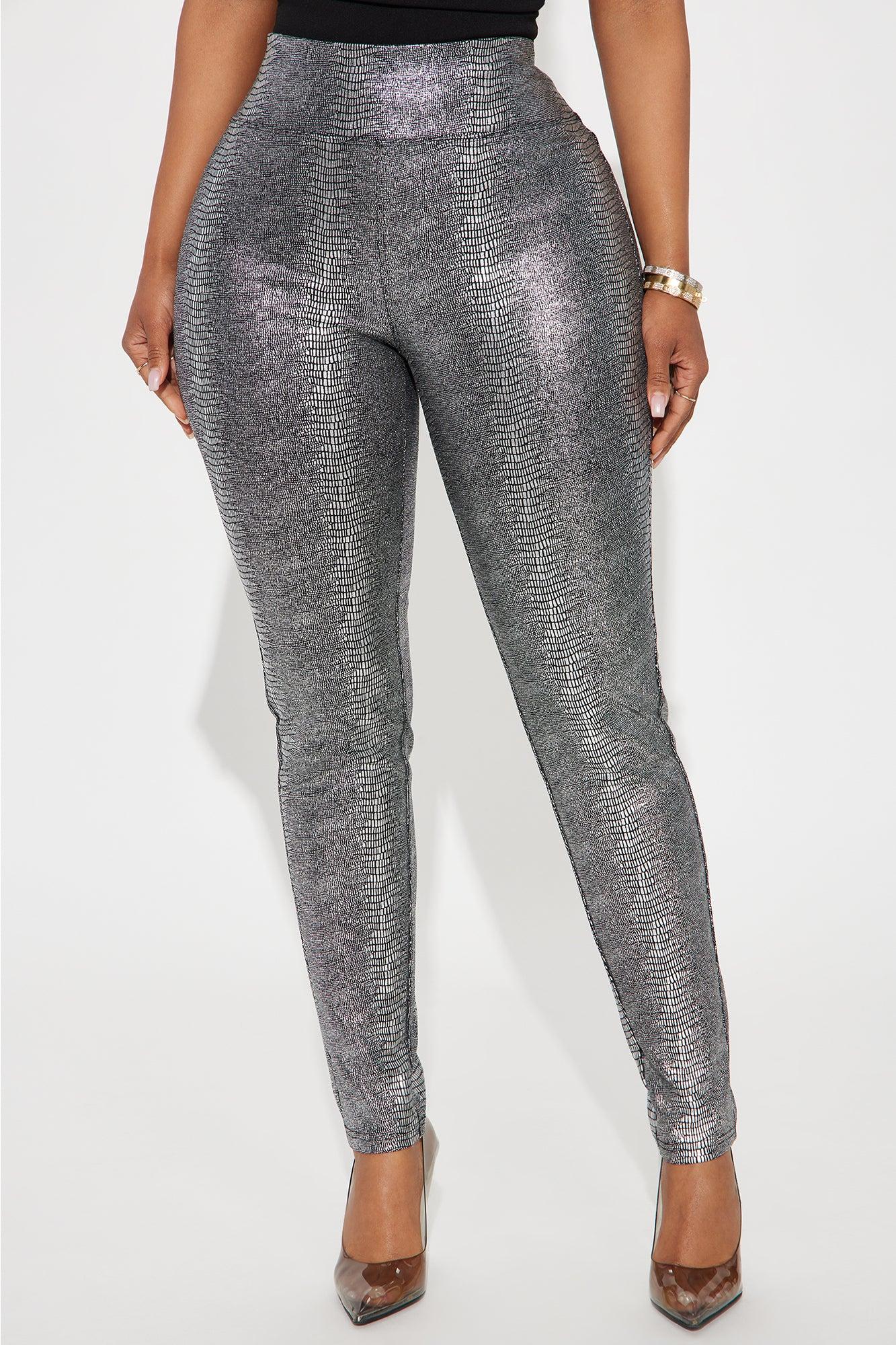 My Best Version Metallic Legging - Silver Product Image