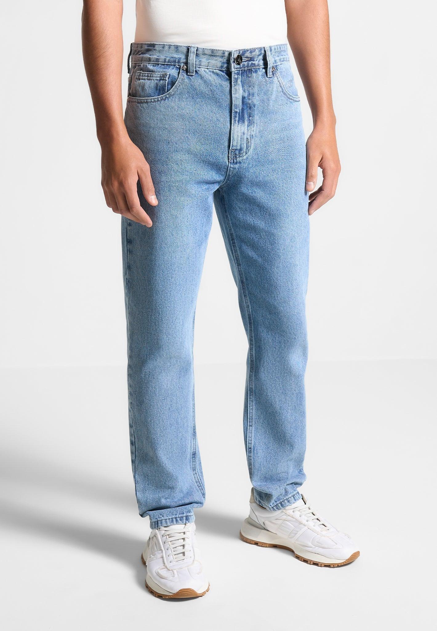 Regular Fit Jeans - Mid Blue Male Product Image
