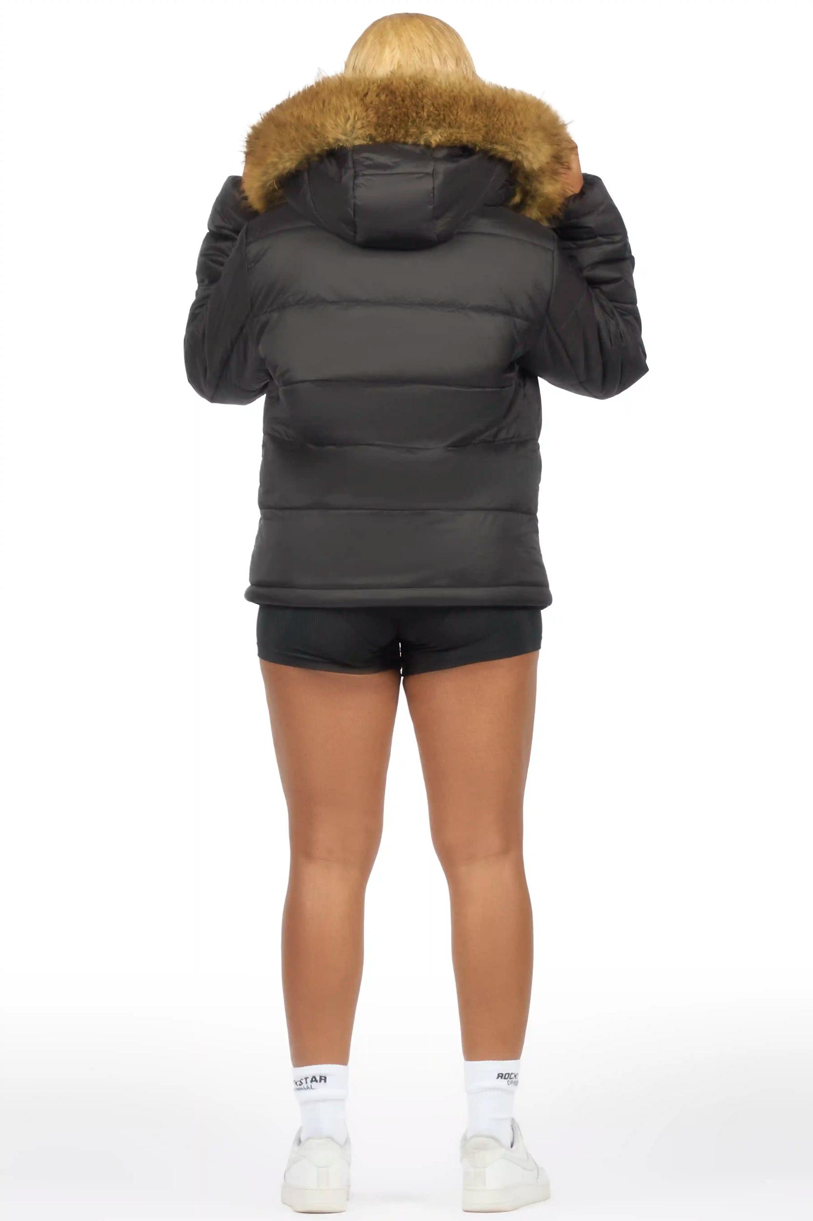 Marlona Black Oversized Puffer Jacket Female Product Image