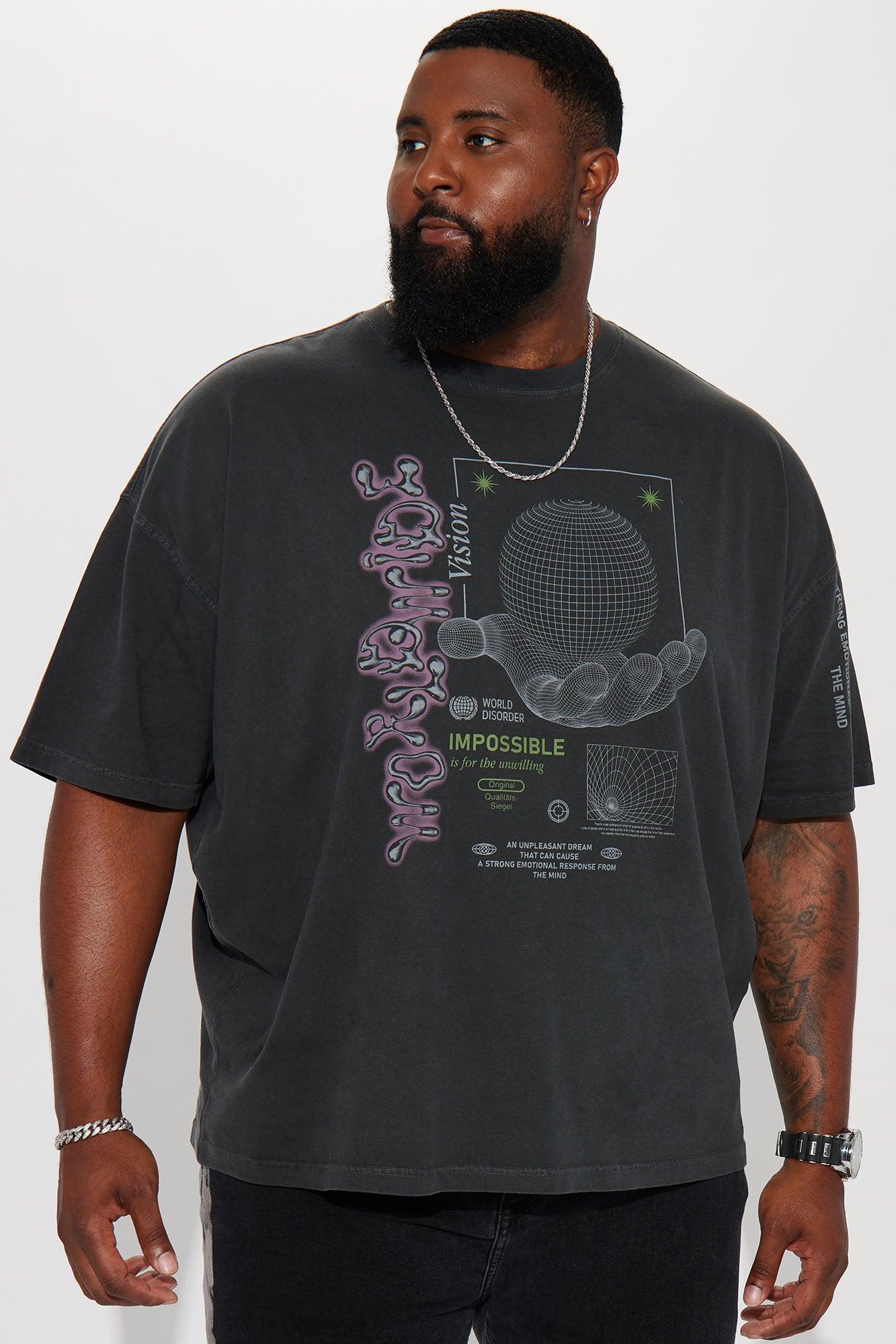 Worldwide Oversized Short Sleeve Tee - Black Product Image