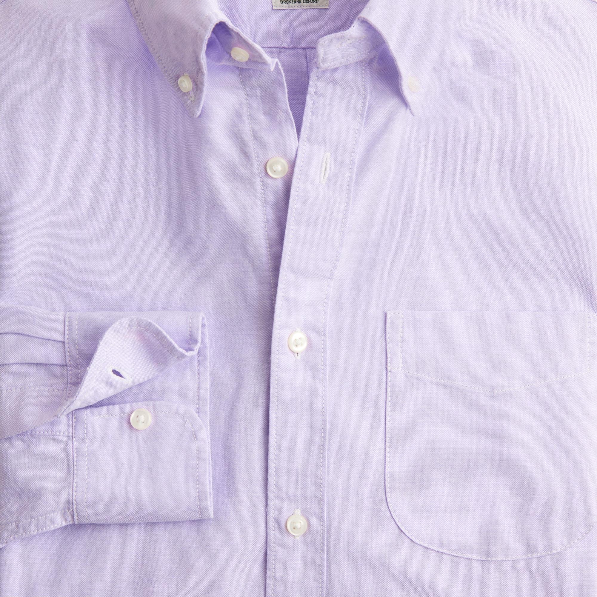 Broken-in organic cotton oxford shirt Product Image