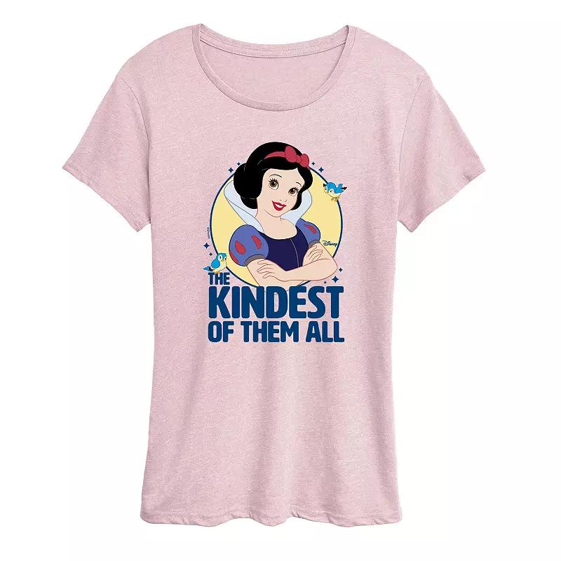 Disney Princess Snow White Women's The Kindest Of Them All Graphic Tee,  Product Image