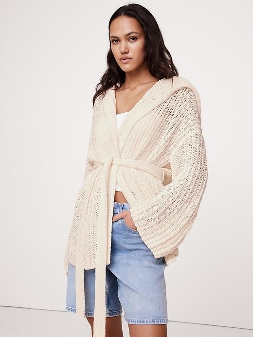 Oversized Hoodie Cardigan Product Image