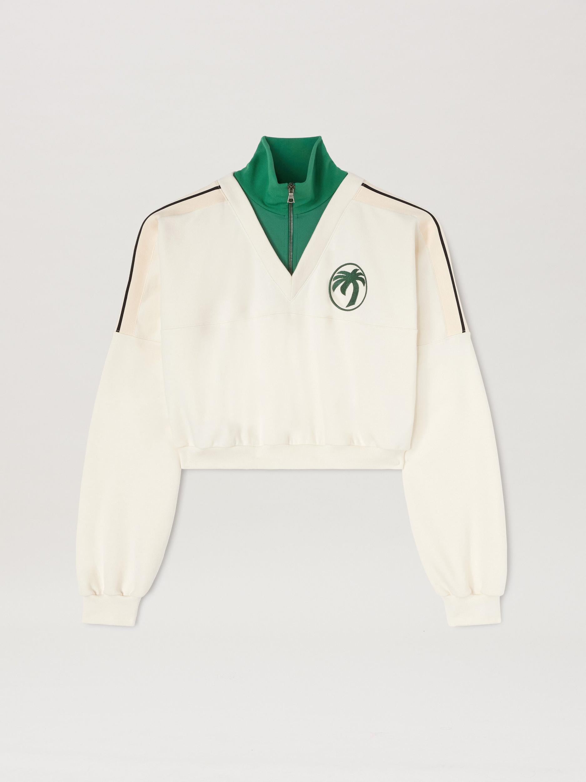 OVAL PALM ZIPPED D CREW OFF WHITE - FORE Product Image