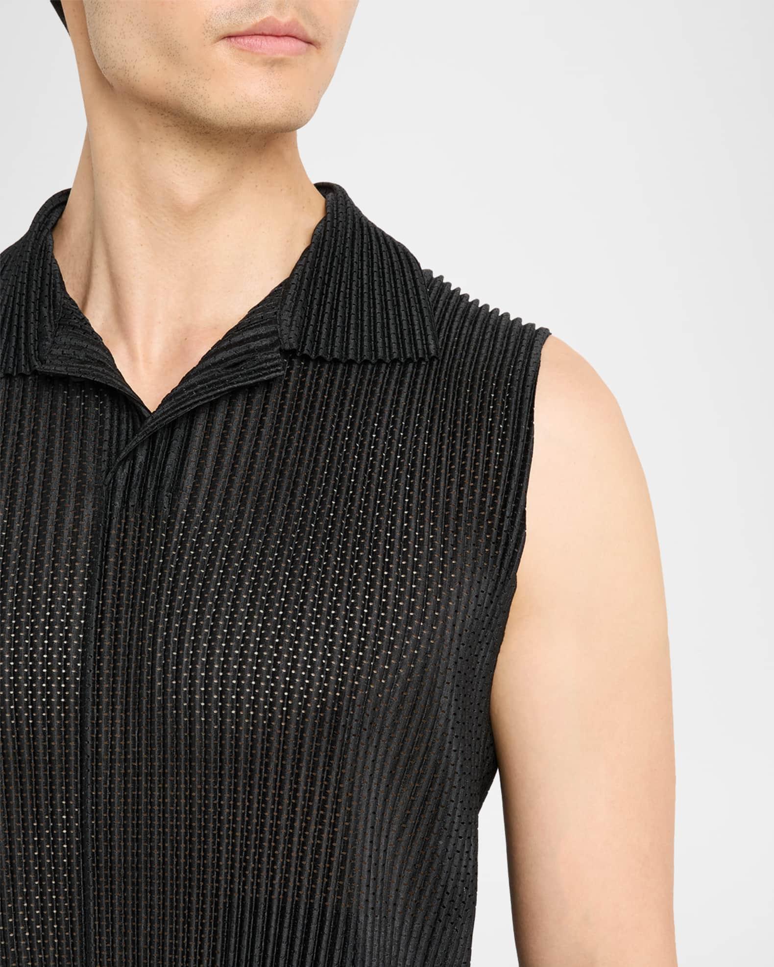 Men's Sleeveless Mesh Shirt Product Image