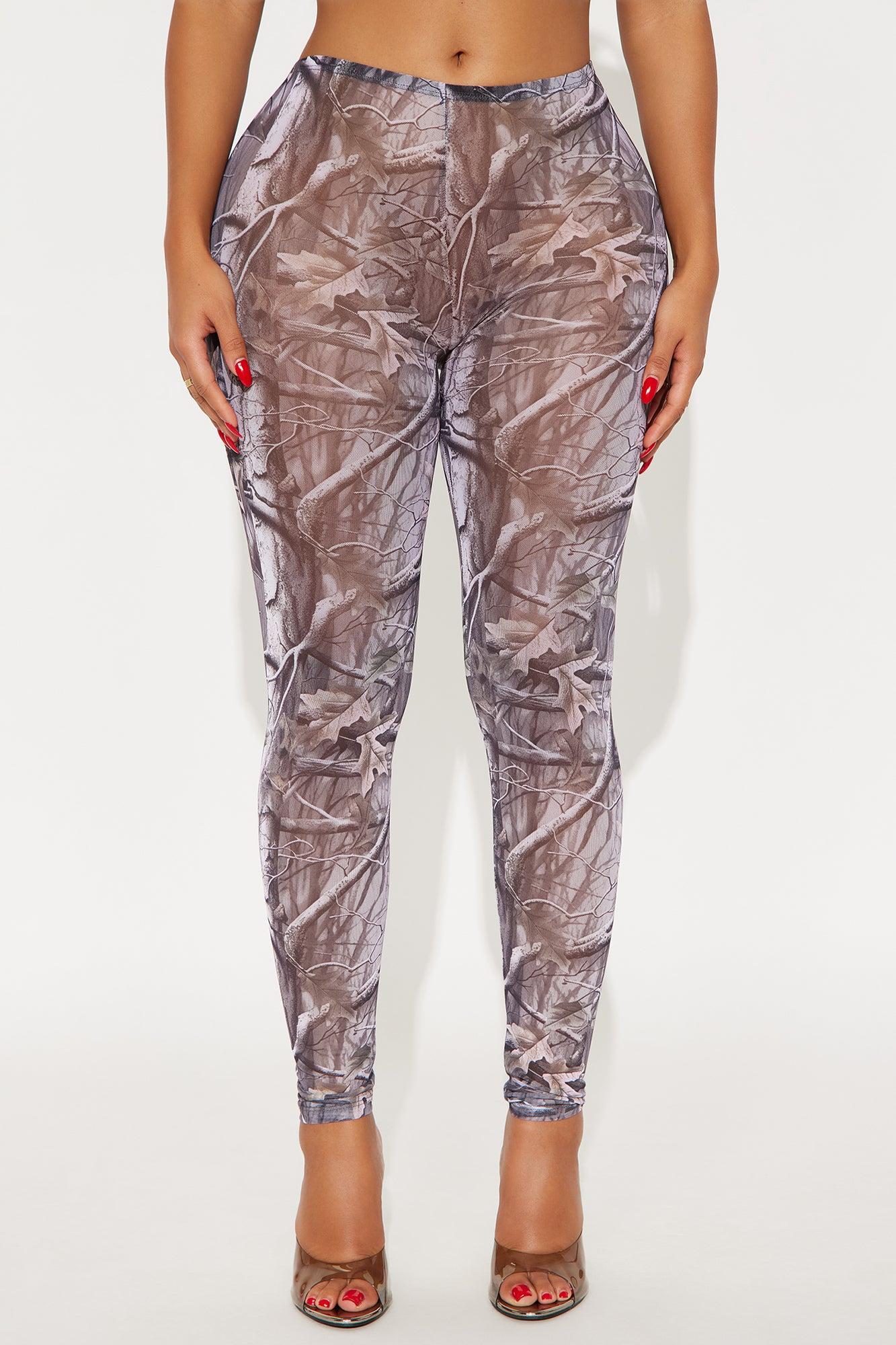 Hidden Motives Camo Mesh Legging - Camouflage Female Product Image