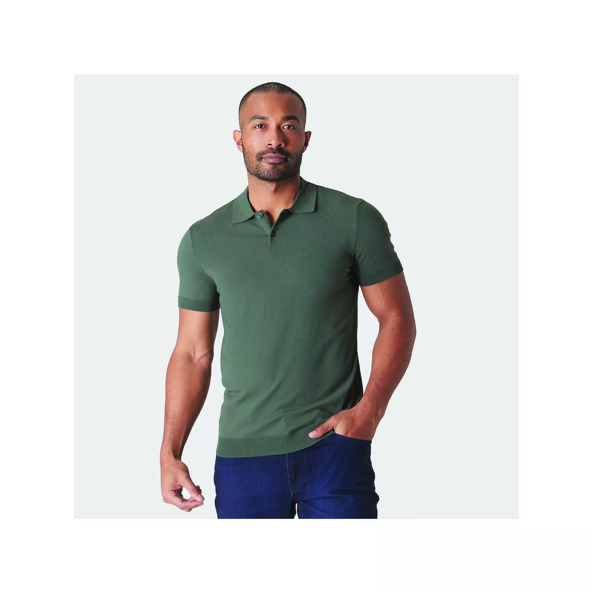 Men's True Classic Stretch Short Sleeve Sweater Polo,  Product Image