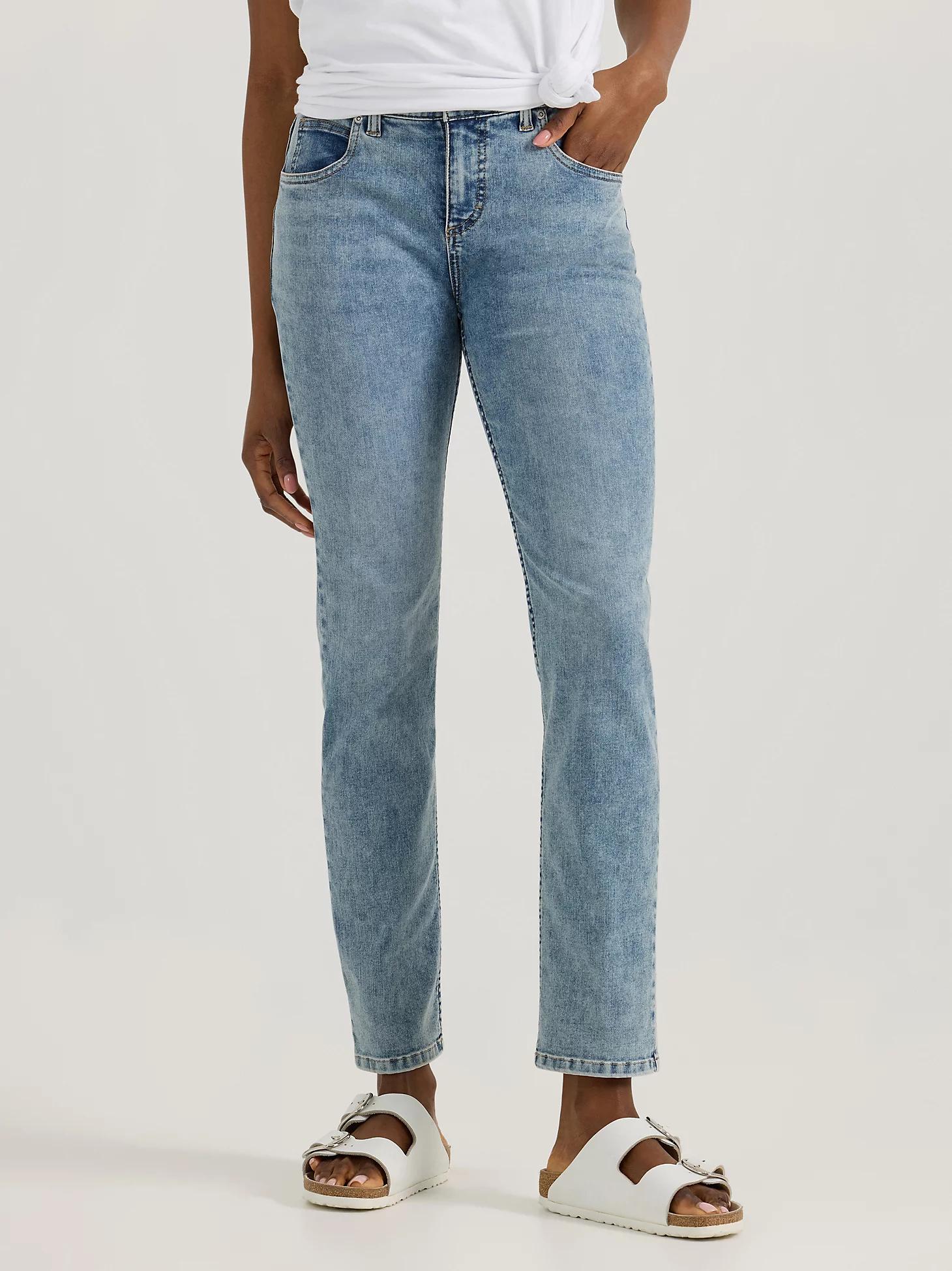 Women's Ultra Lux Comfort Flex Motion Slim Straight Jean with Ever Fit® | Women's Jeans | Lee® Product Image