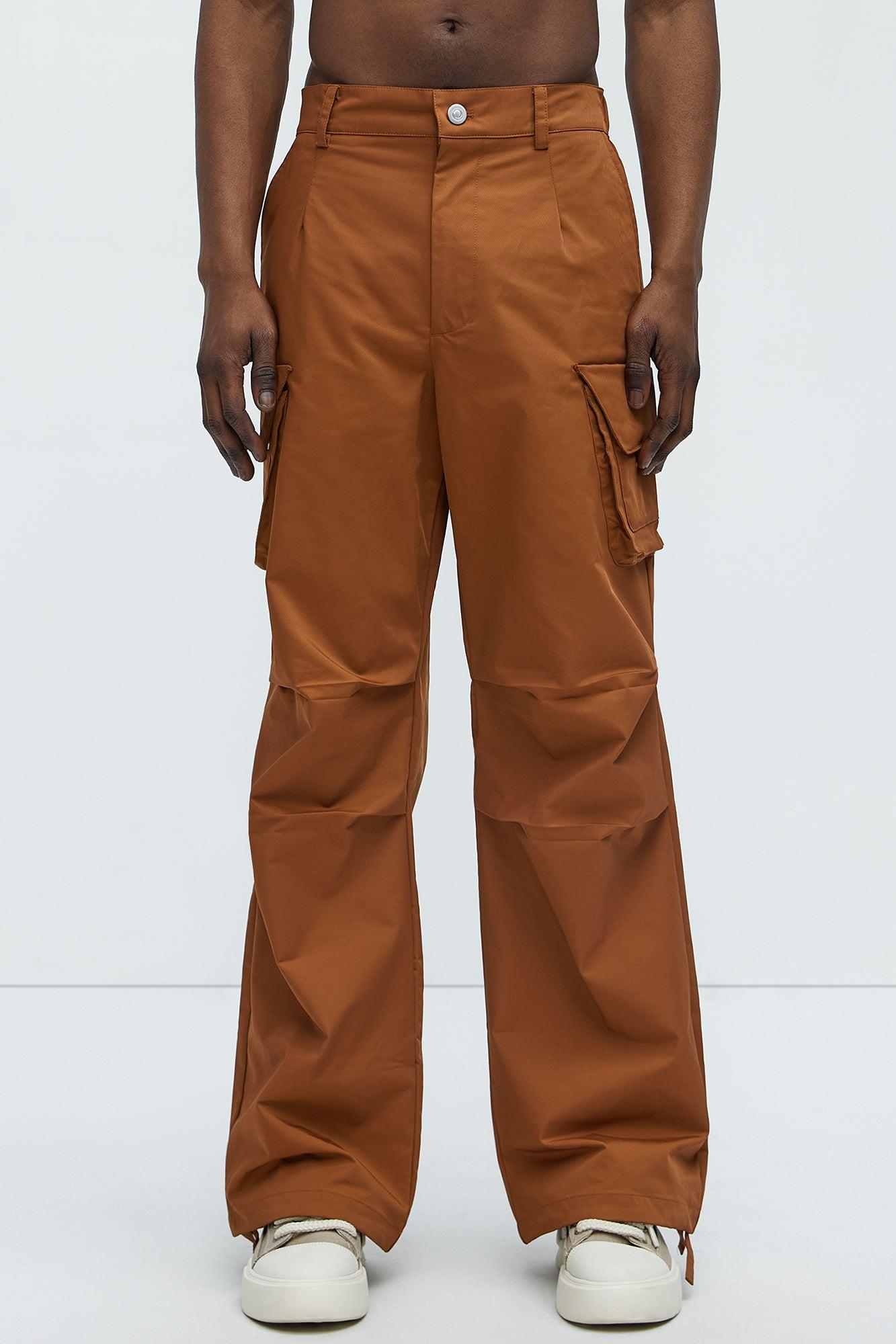 Baggy Belden Cargo Pants - Brown Product Image