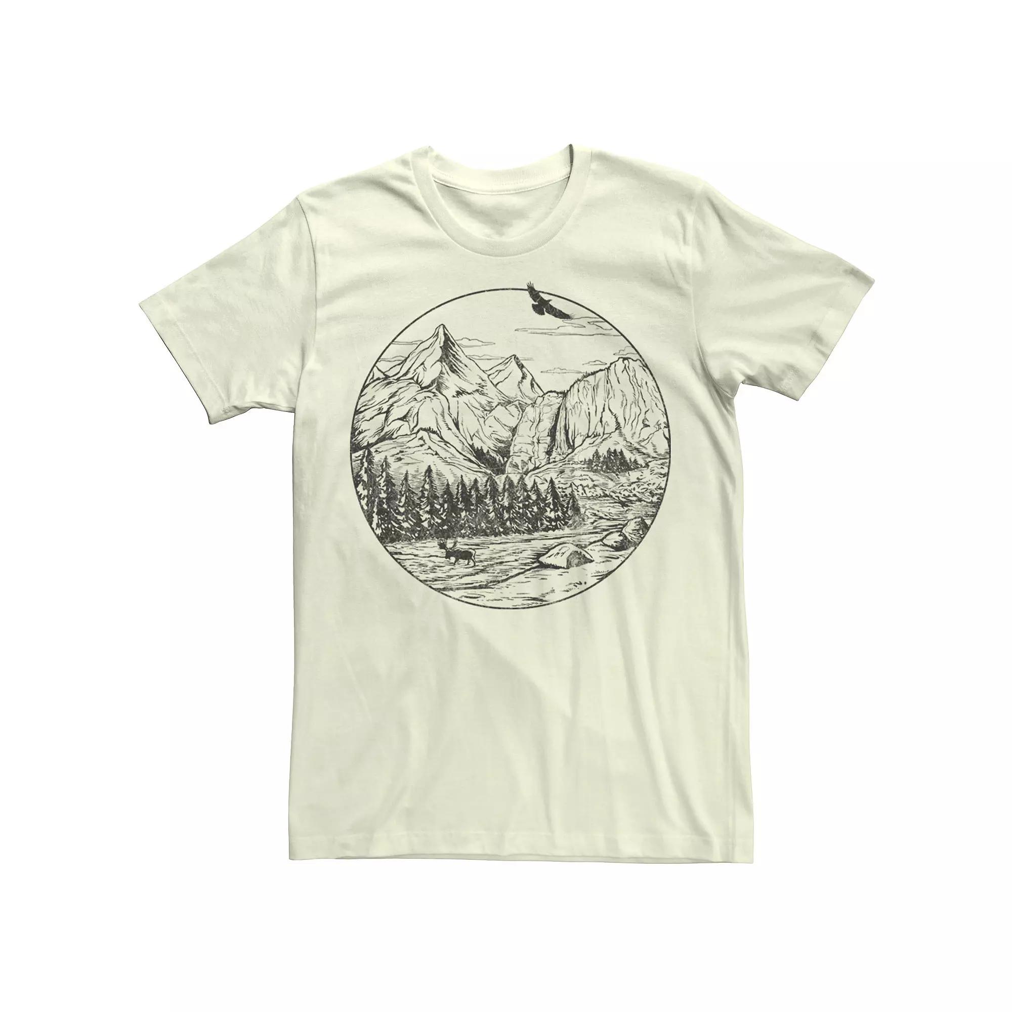 Men's Fifth Sun Mountain Falls Sketch Tee,  Product Image