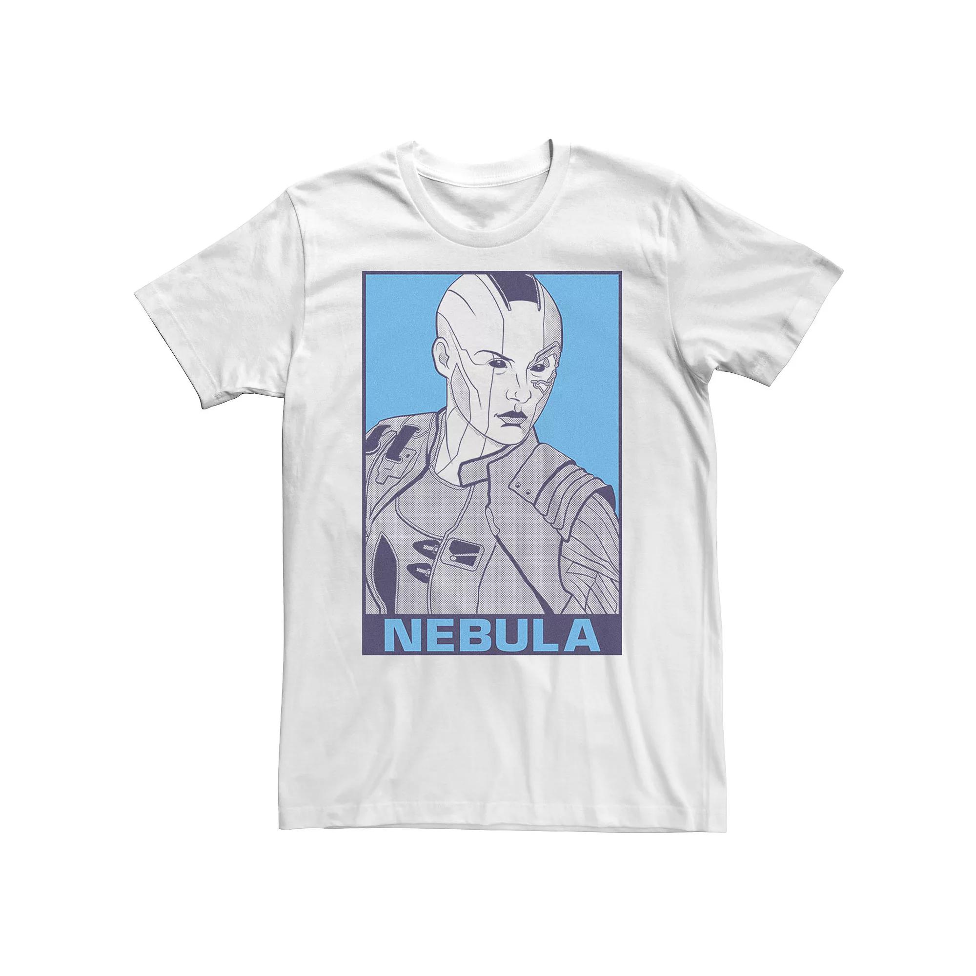 Big & Tall Marvel Avengers Endgame Nebula Pop Art Tee, Men's,  Product Image