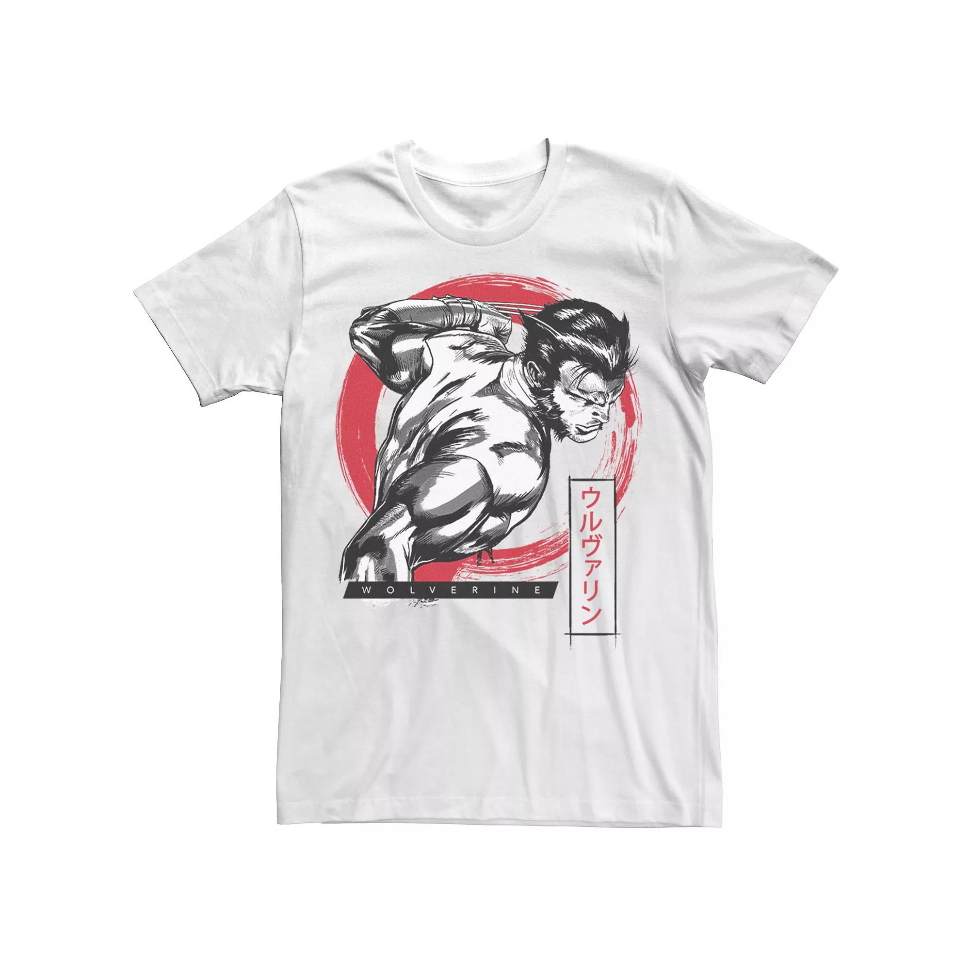 Men's Marvel X-Men Wolverine Kanji Portrait Graphic Tee,  Product Image