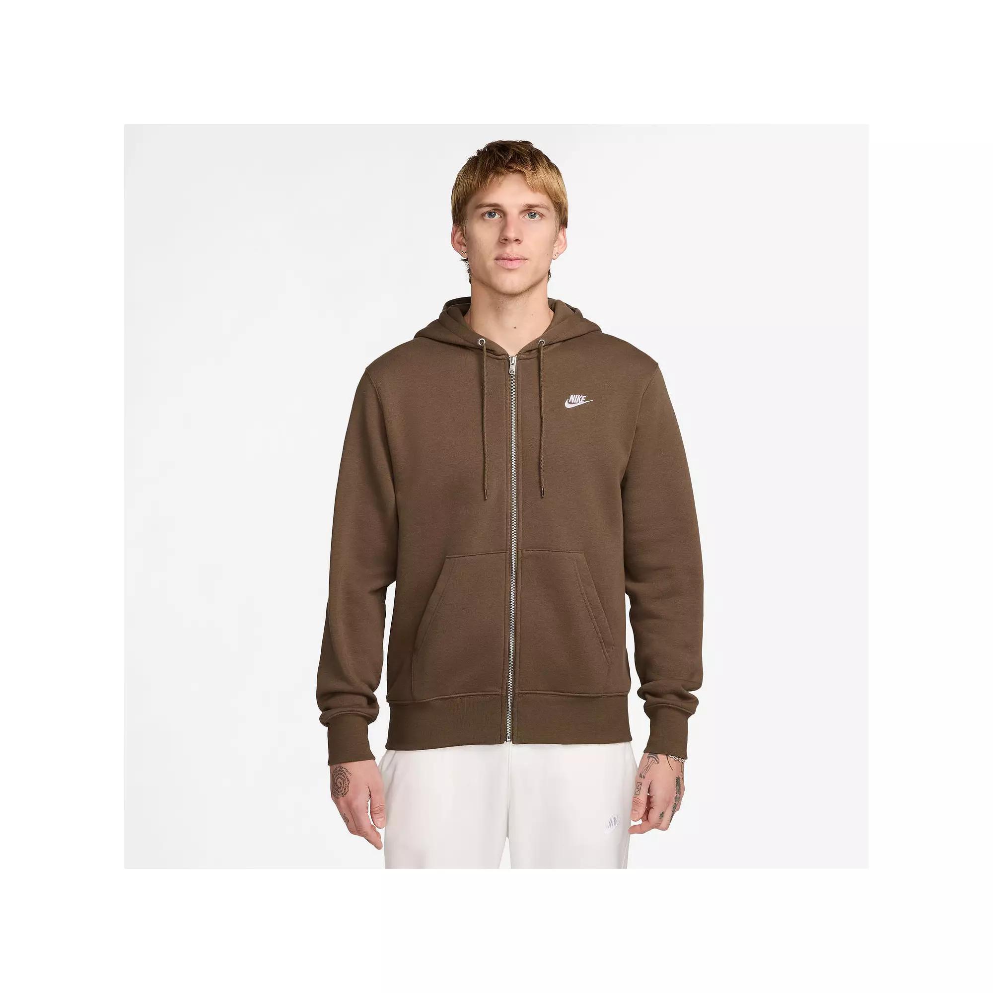 Men's Nike Club Full-Zip Fleece Hoodie,  Product Image