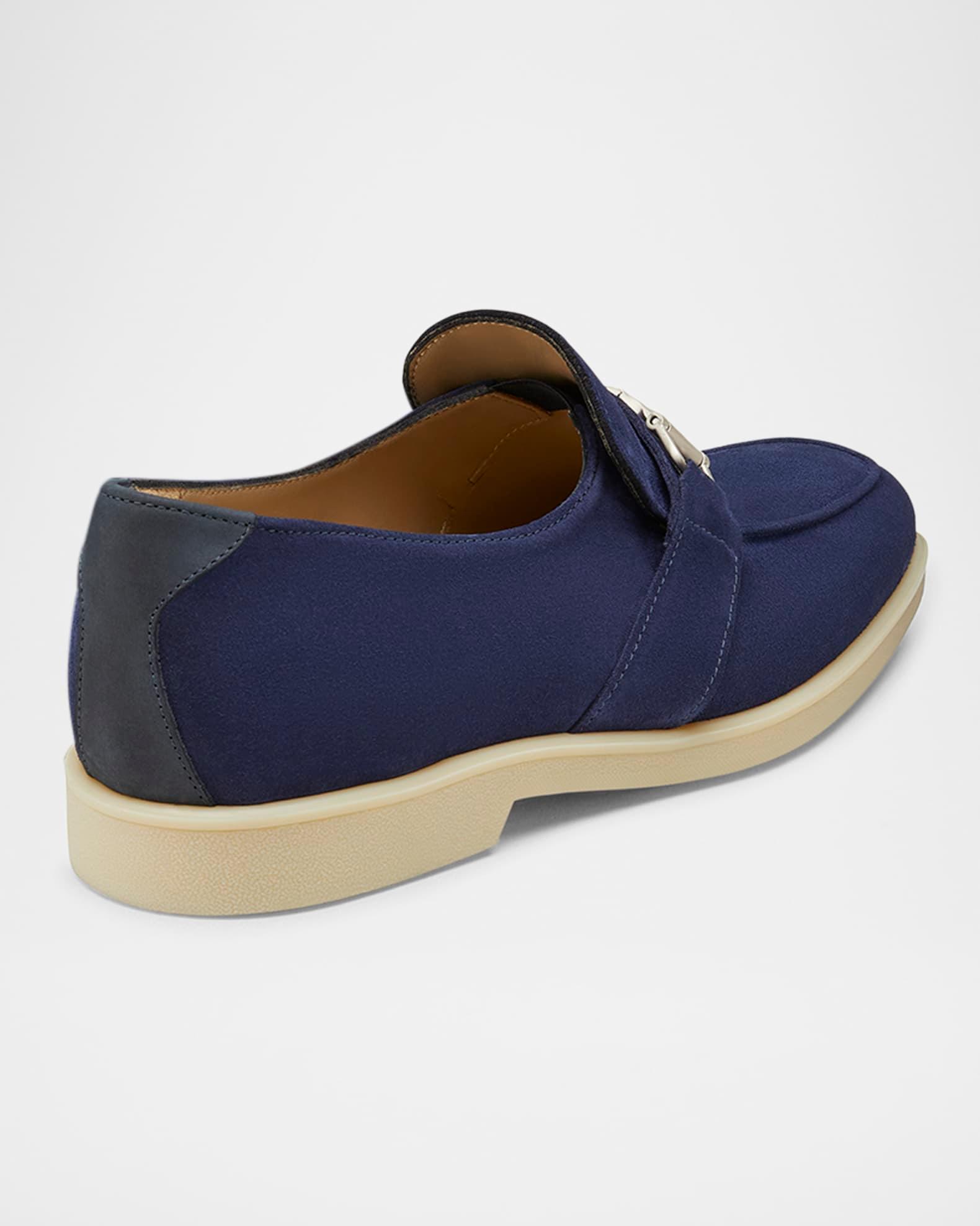 Men's Aurelio Nubuck Twisted Bit Loafers Product Image