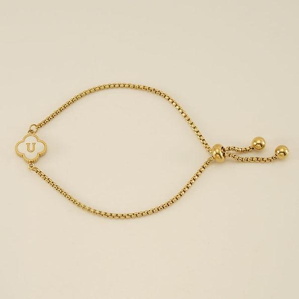 Clover Initial Bracelets Product Image