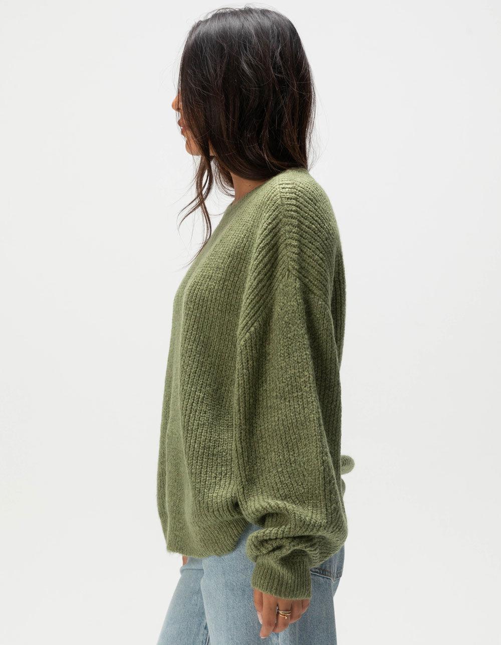 ROXY Around The Way Womens Sweater - OLIVE Product Image
