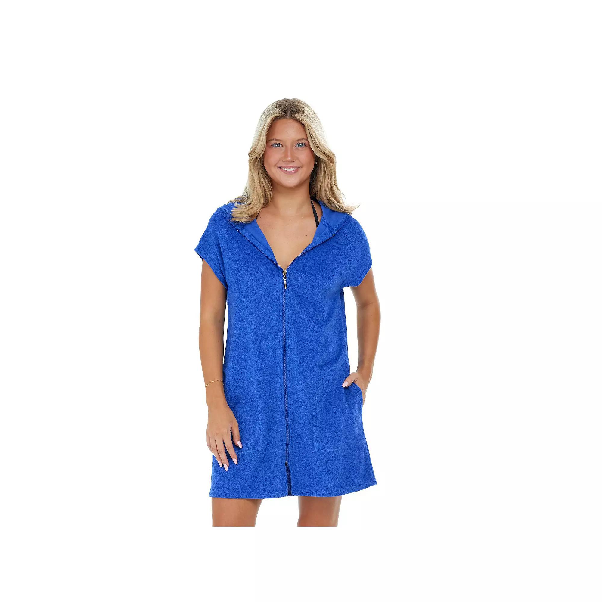 Women's Jordan Taylor Zipper Front Swim Cover Up,  Product Image