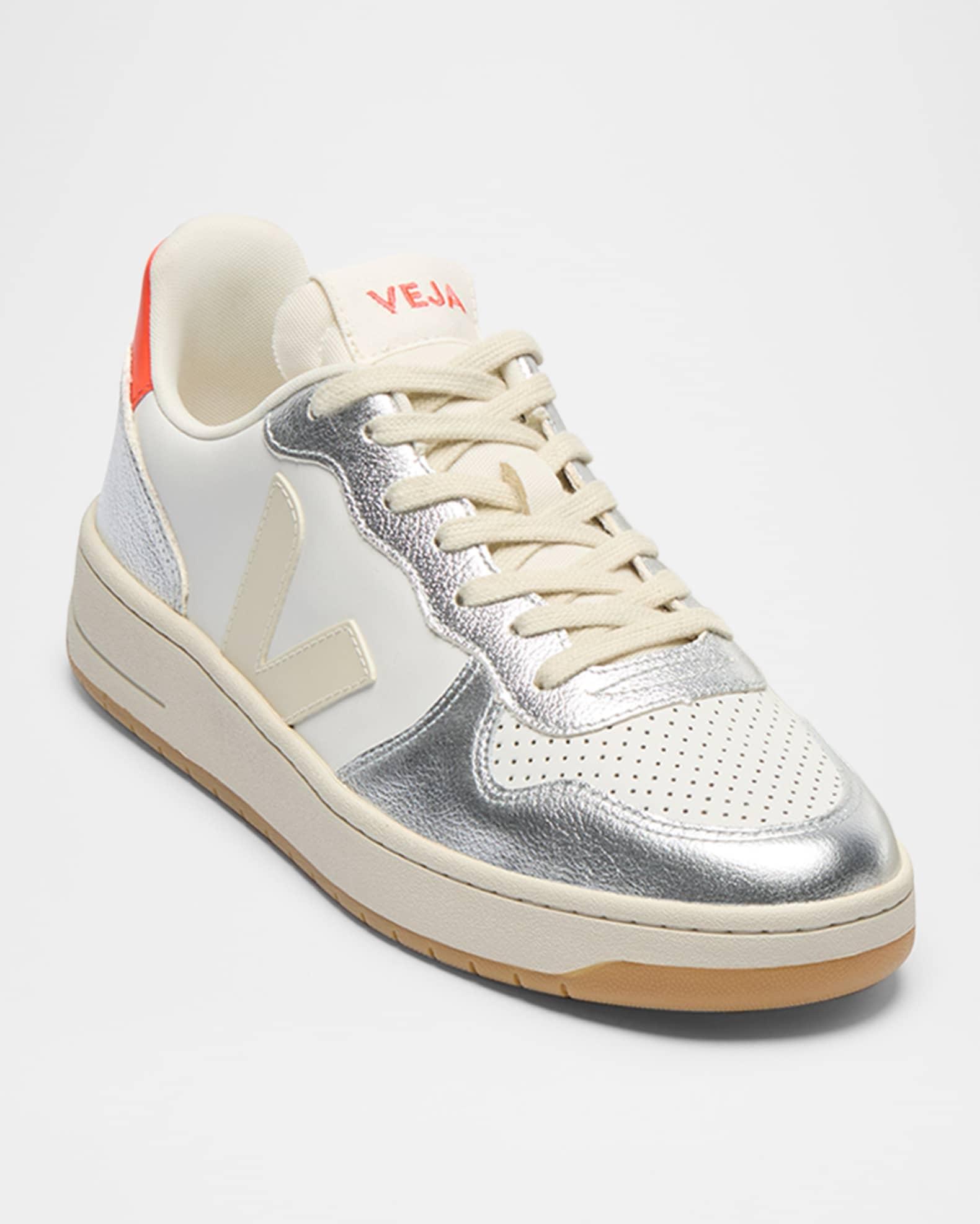 V-10 Low-Top Leather Sneakers Product Image