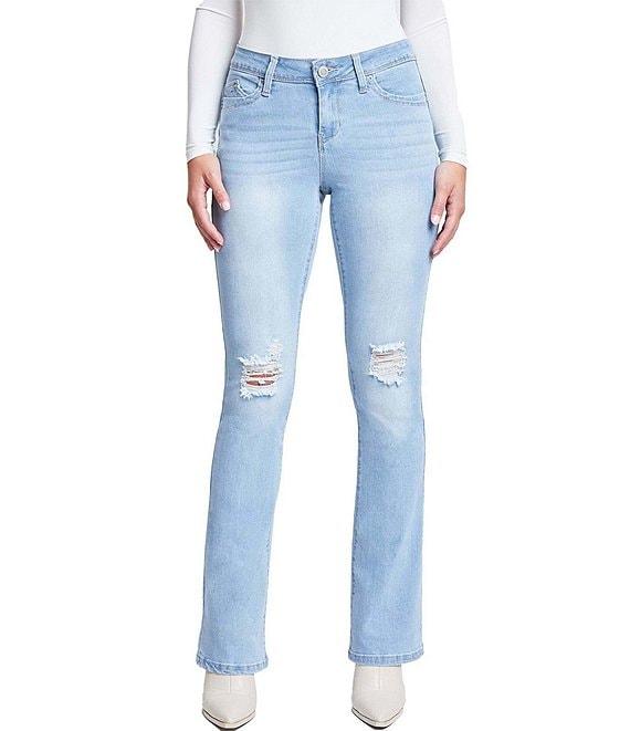 YMI Jeanswear Mid Rise Flared Jeans Product Image