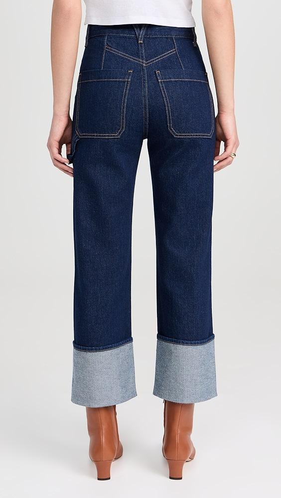 Veronica Beard Jean Dylan High Rise Straight Leg Jeans | Shopbop Product Image