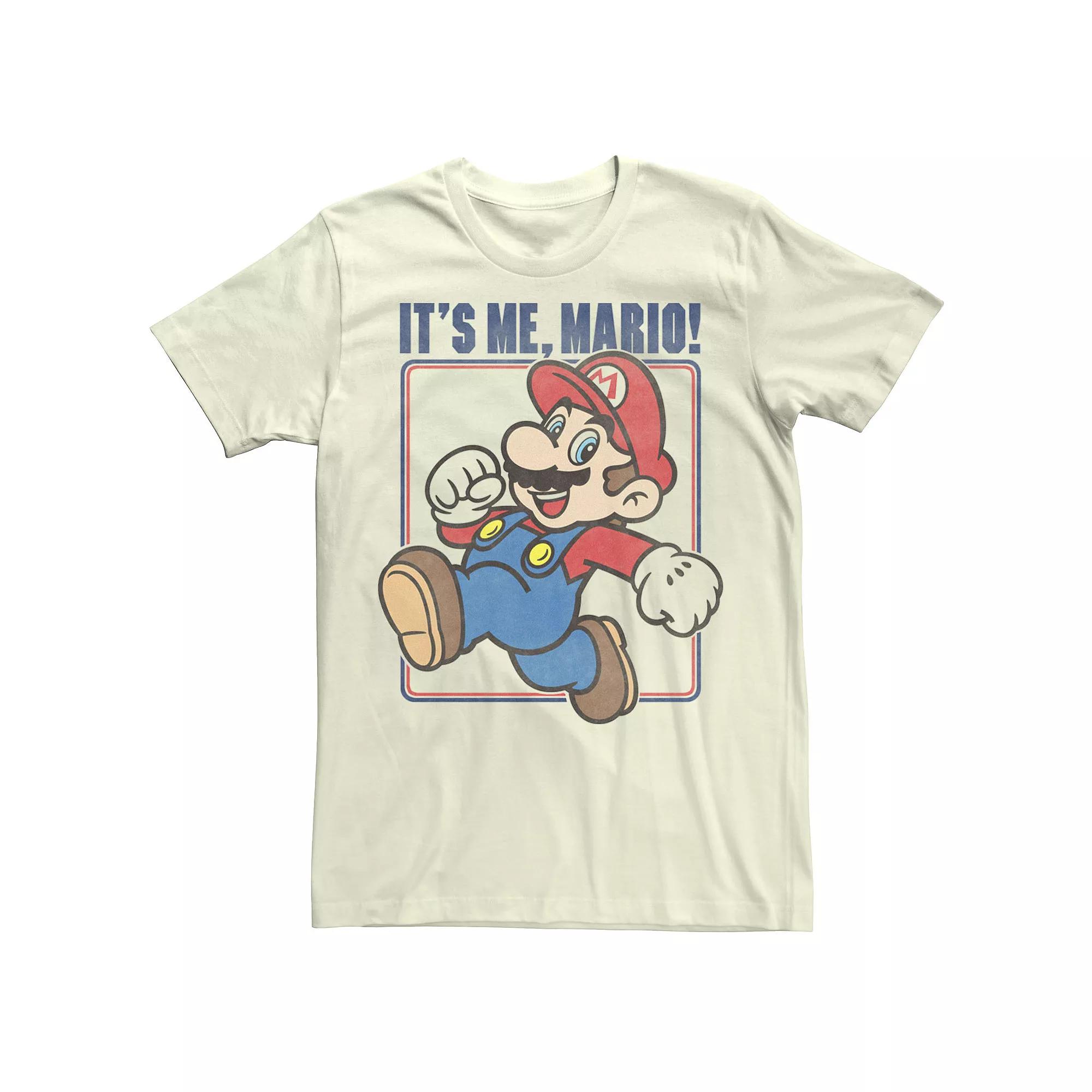 Men's Nintendo Super Mario It's Me Mario Portrait Tee,  Product Image