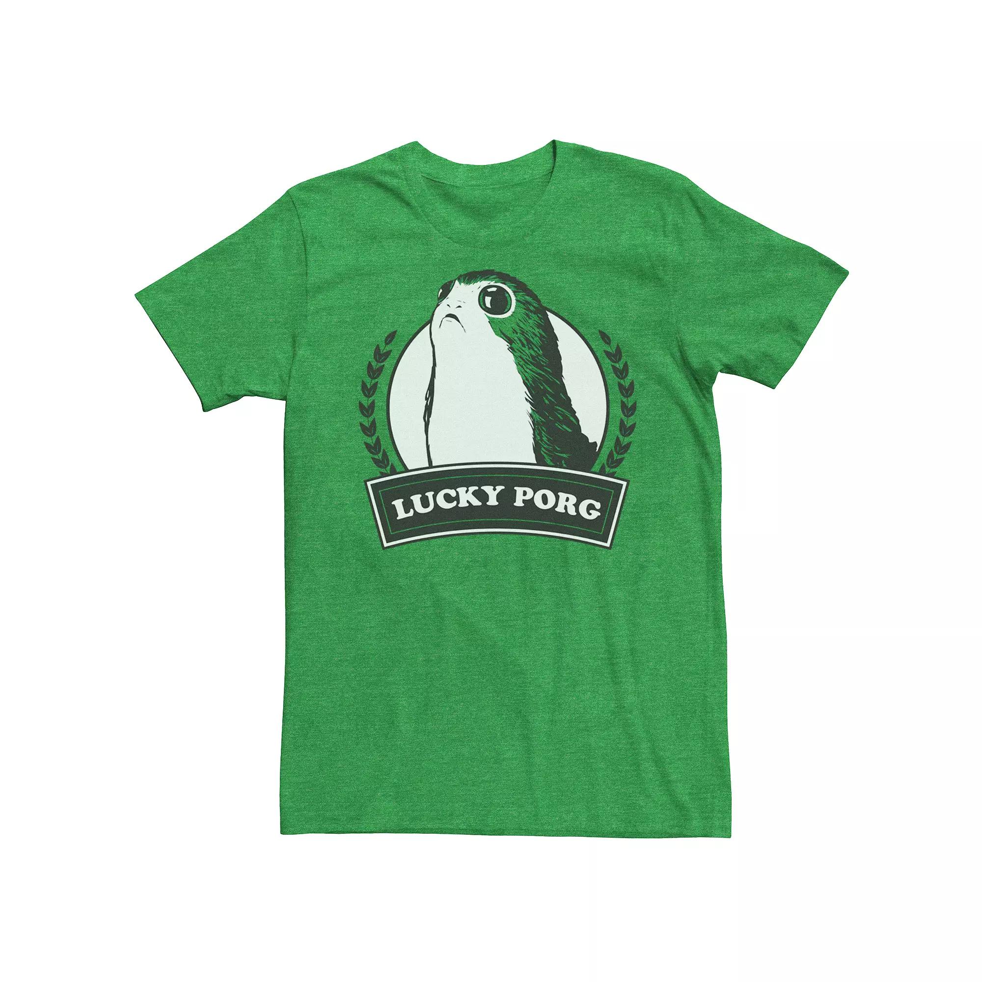 Men's Star Wars Lucky Porg St. Patricks Tee,  Product Image
