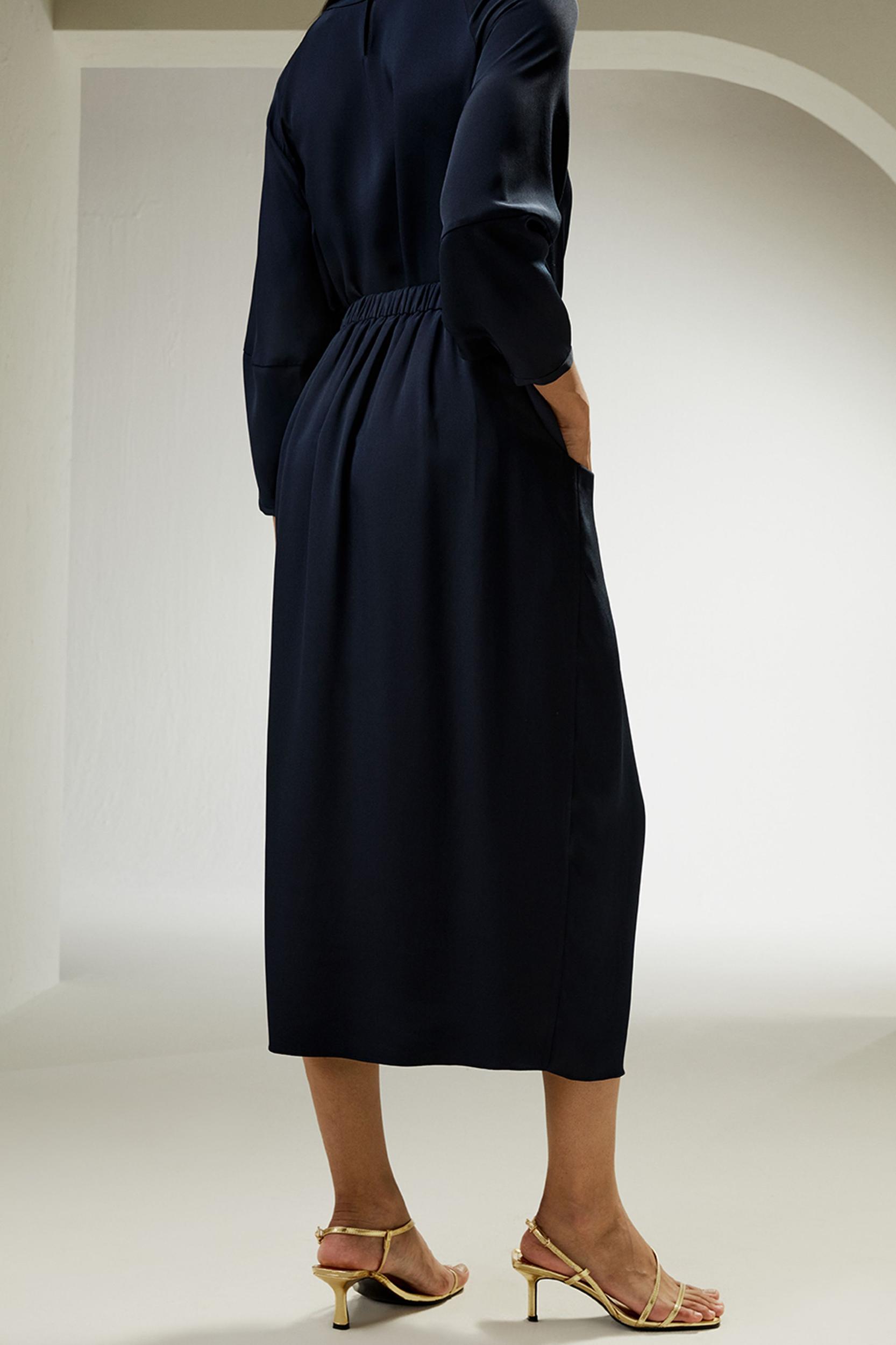 Blossom Skirt with Elastic Waistband and Side Pockets Product Image