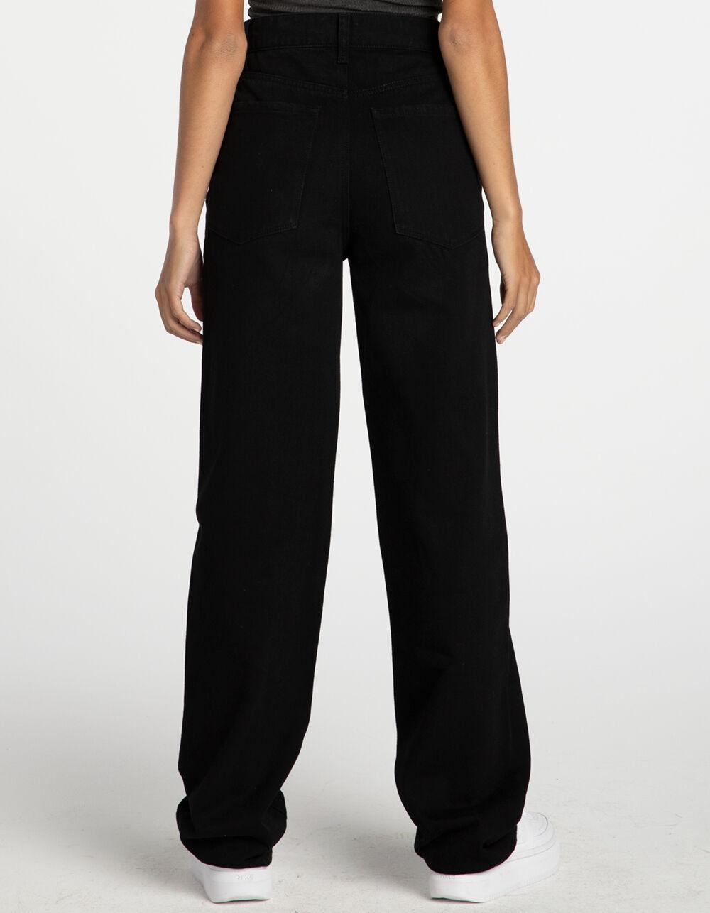 RSQ Womens High Rise Baggy Jeans - BLACK DENIM Product Image