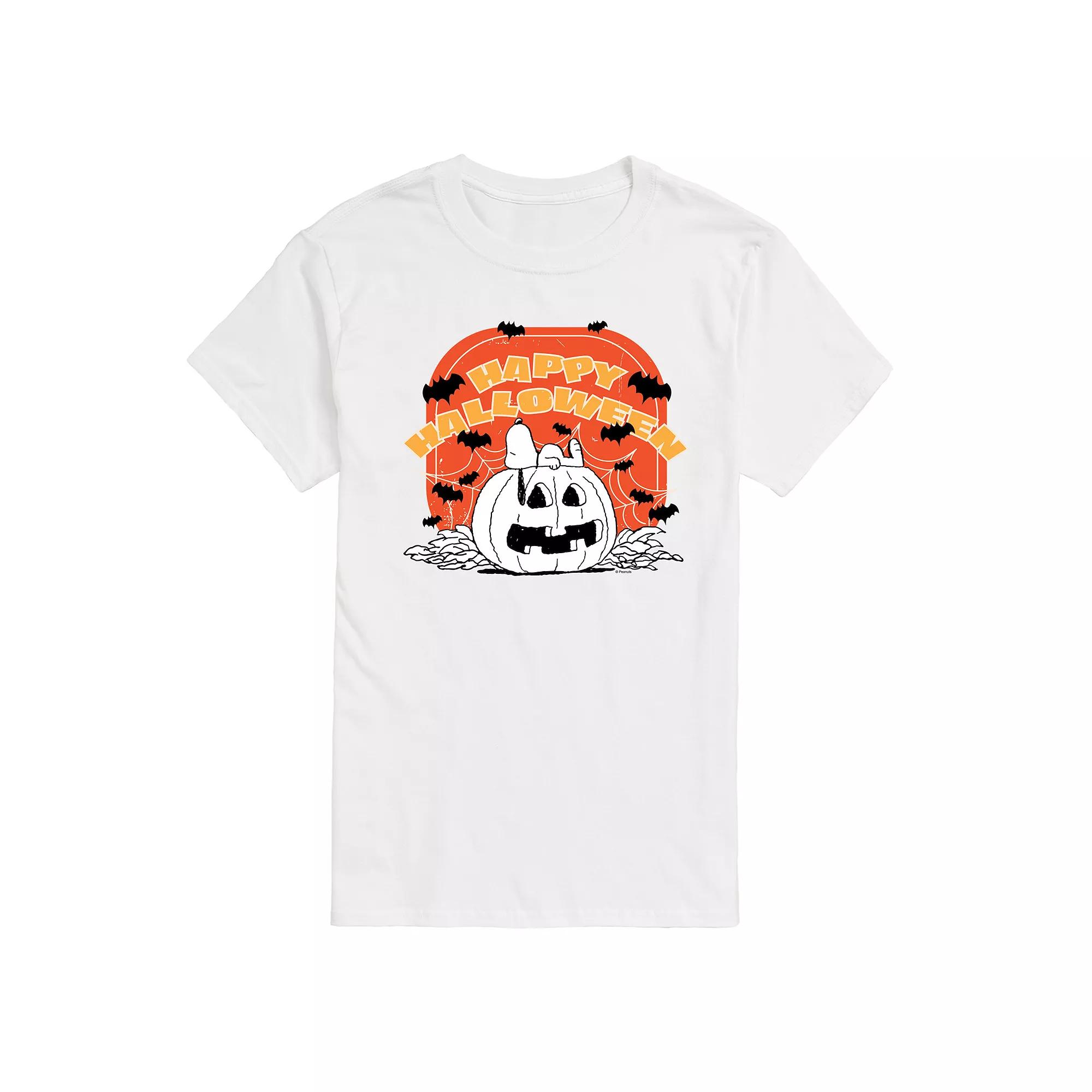 Men's Peanuts Retro Halloween Graphic Tee,  Product Image