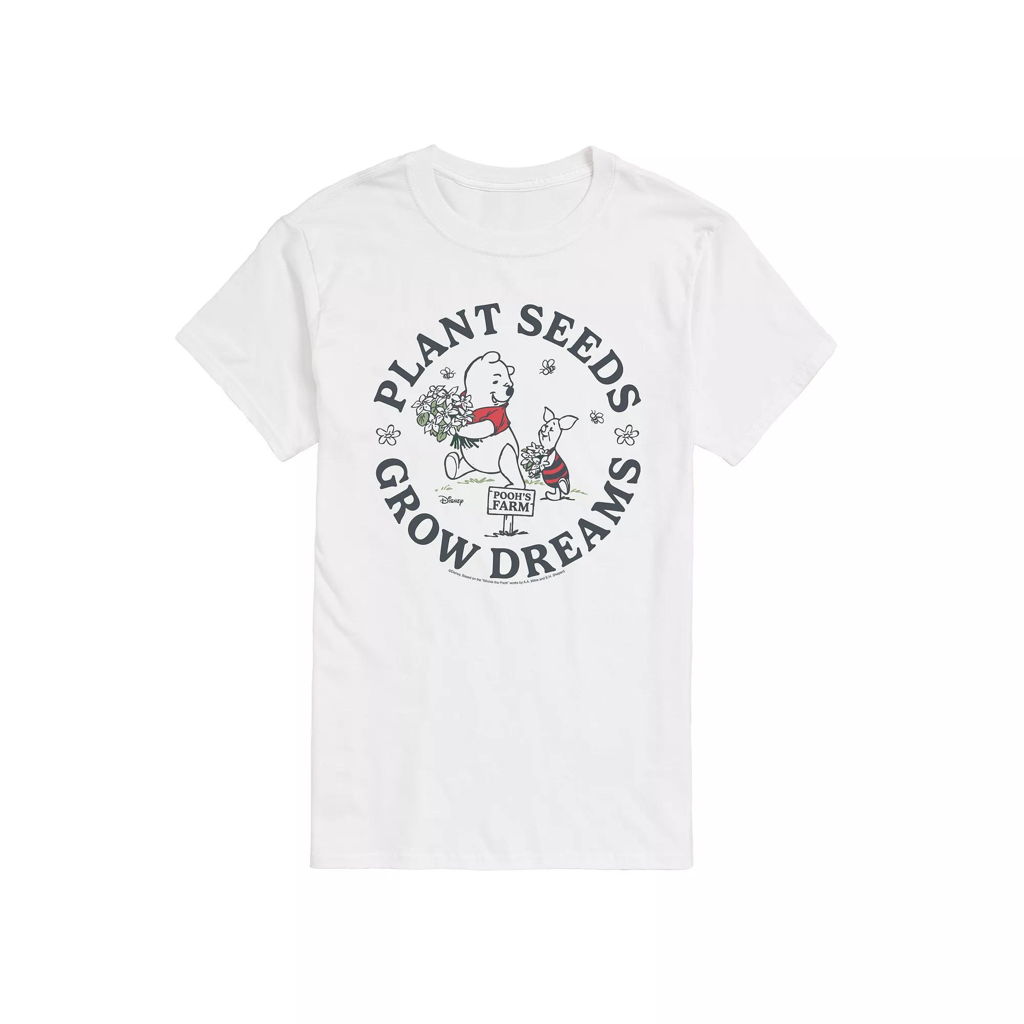 Big & Tall Disney's Winnie The Pooh Grow Dreams Graphic Tee, Men's,  Product Image
